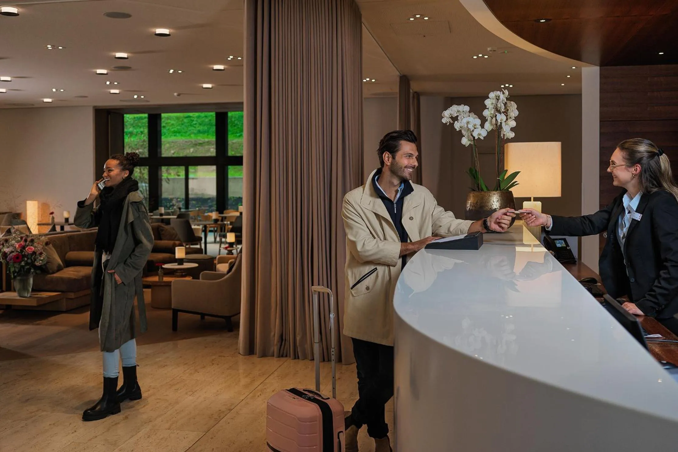 Lobby or reception in Park Hotel Zug