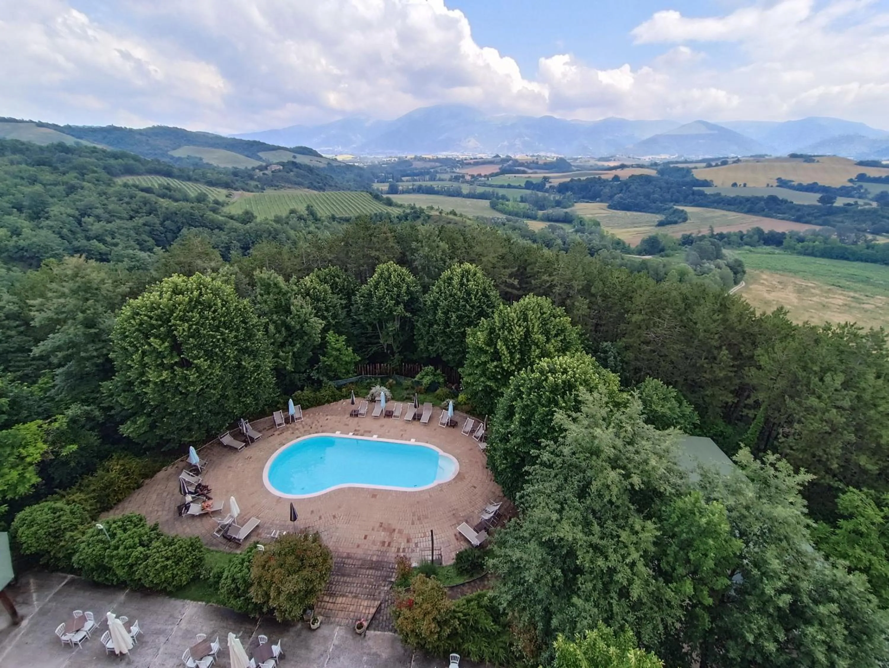 Natural landscape in Castello di Baccaresca