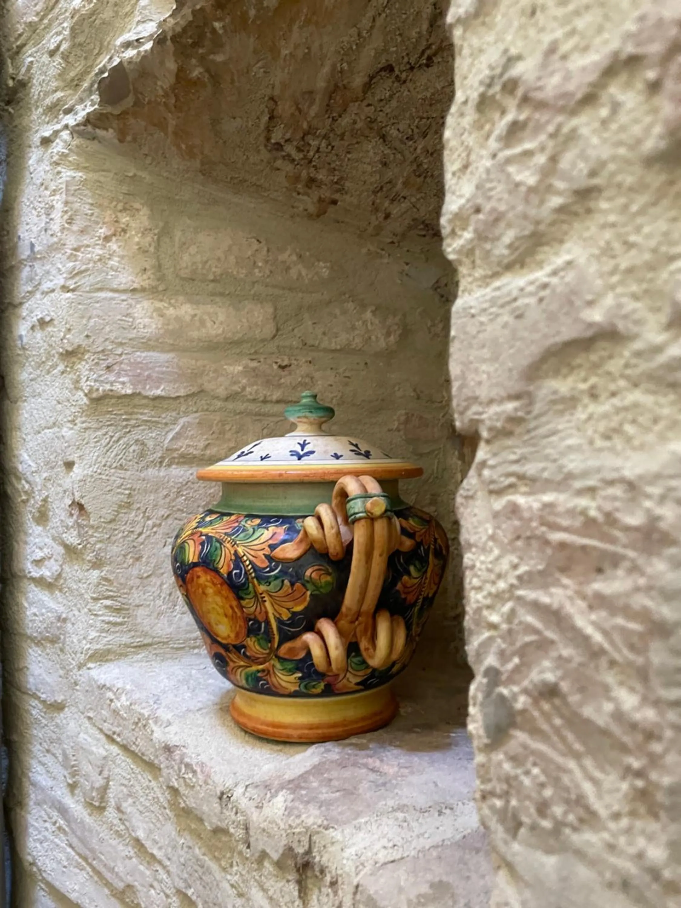 Decorative detail in Castello di Baccaresca