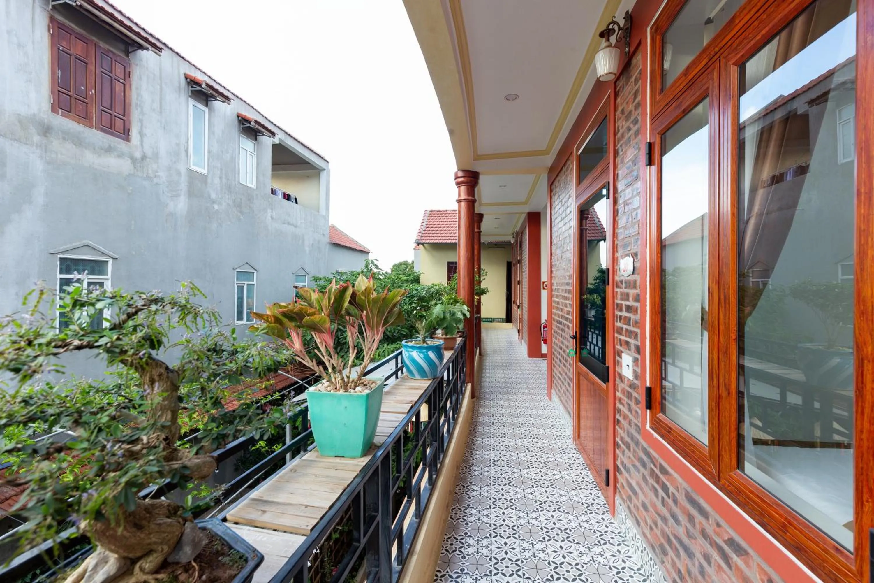 Balcony/Terrace in Tam Coc Tuong Vy Homestay