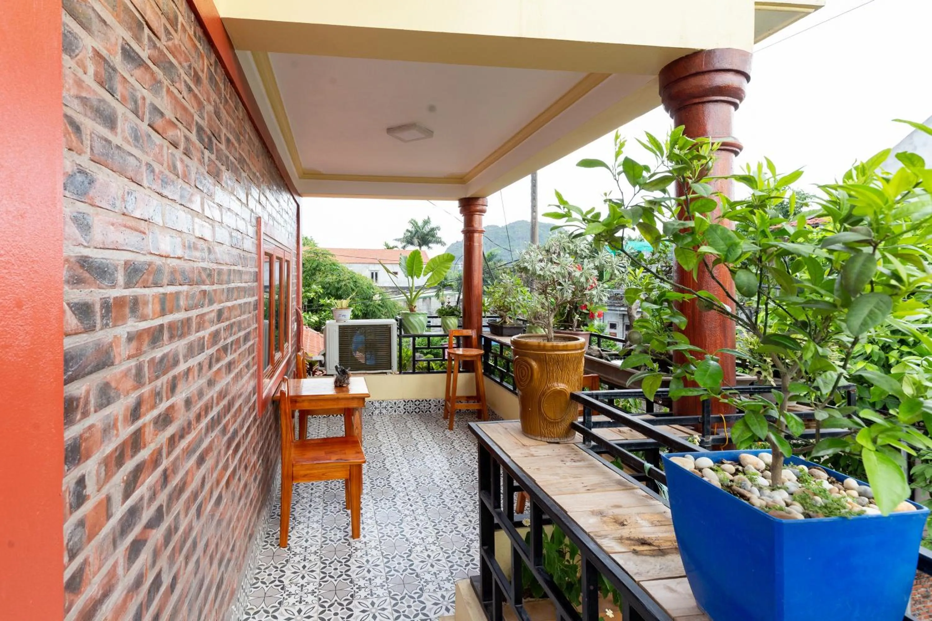 Balcony/Terrace in Tam Coc Tuong Vy Homestay