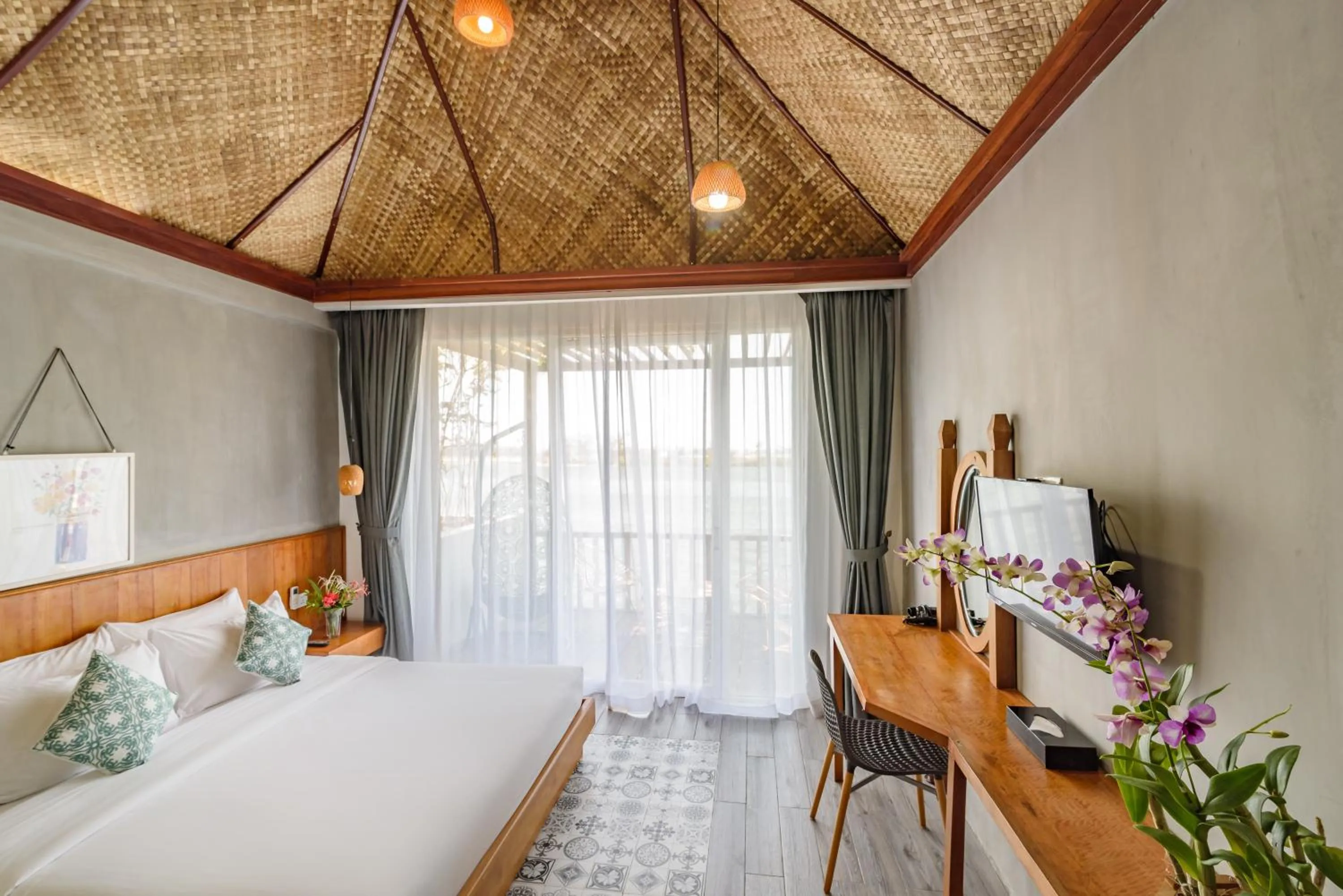 Living room, Bed in Phka Kravan Boutique