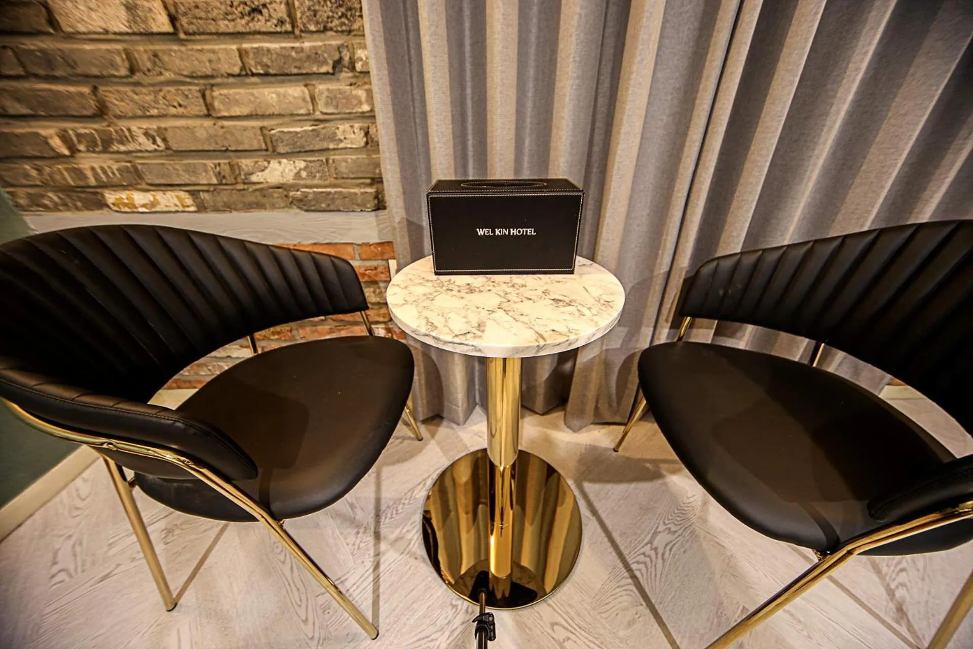 Seating area in Welkin Hotel