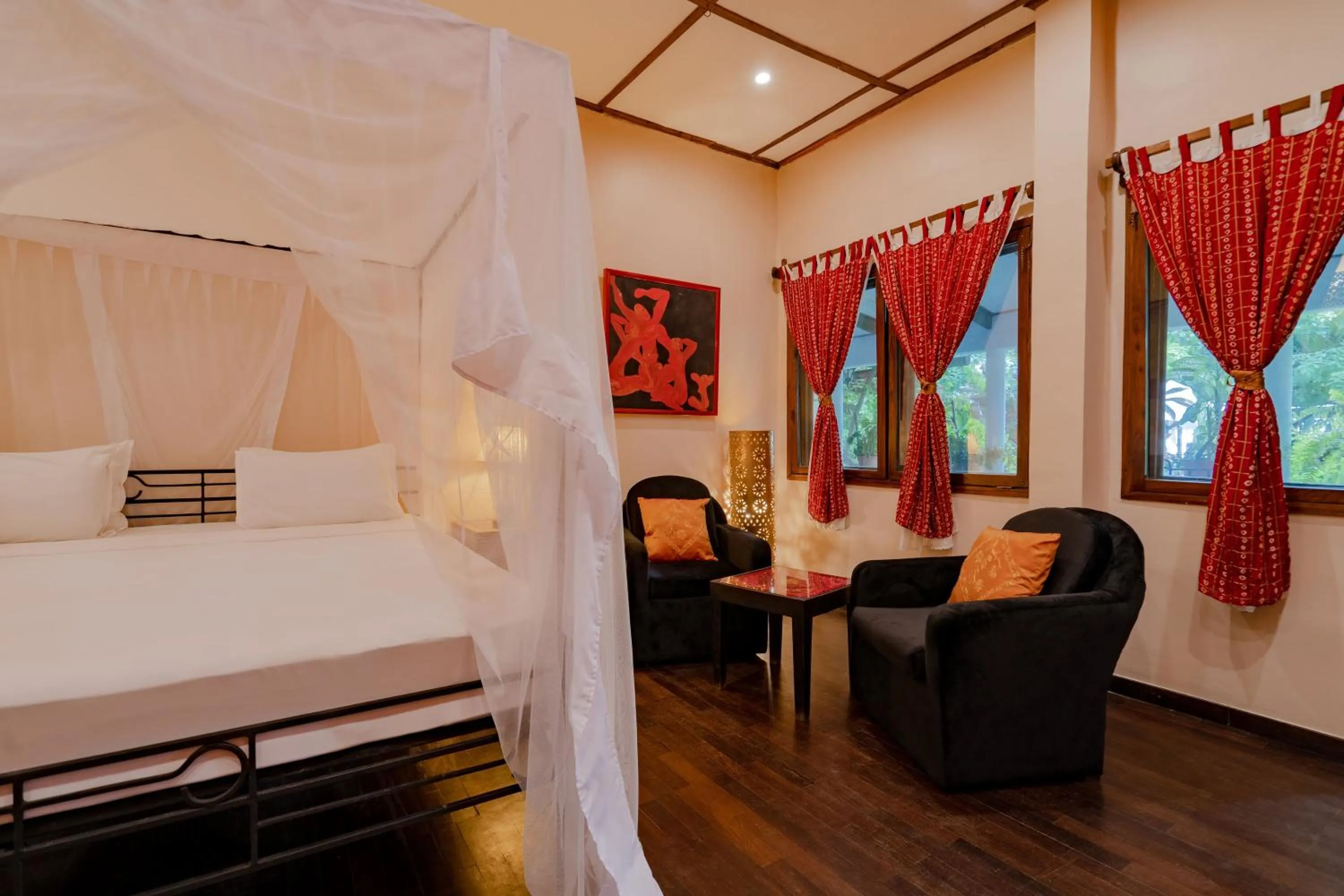 Seating area, Bed in Mediterraneo Boutique Hotel