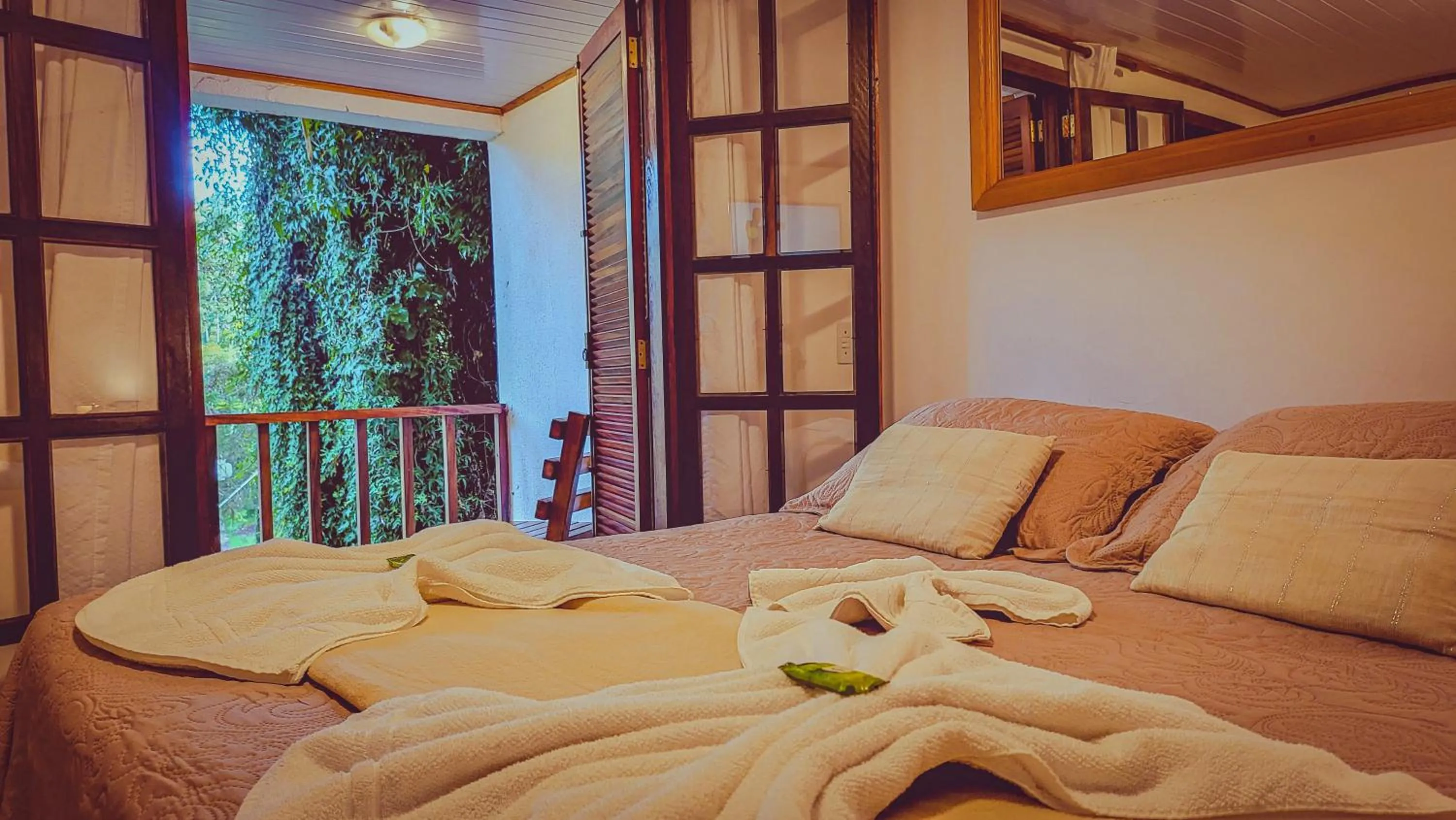 Bed in Pousada Atalaia Capivari