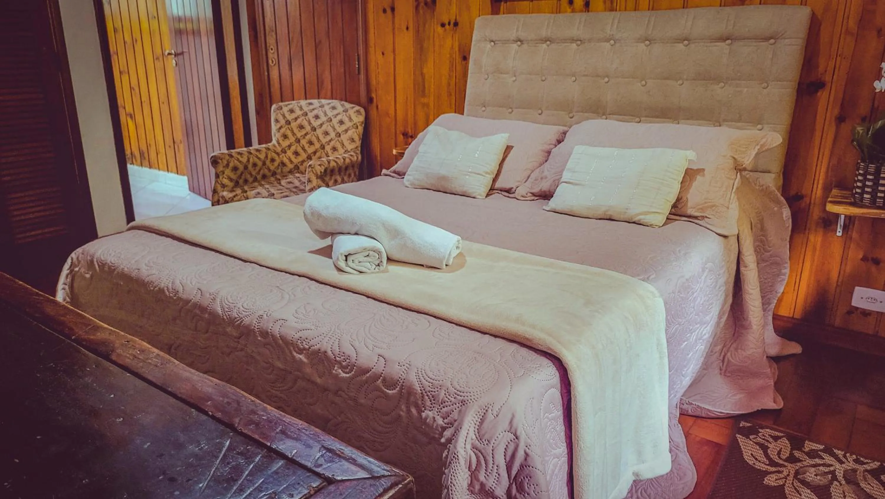 Bed in Pousada Atalaia Capivari