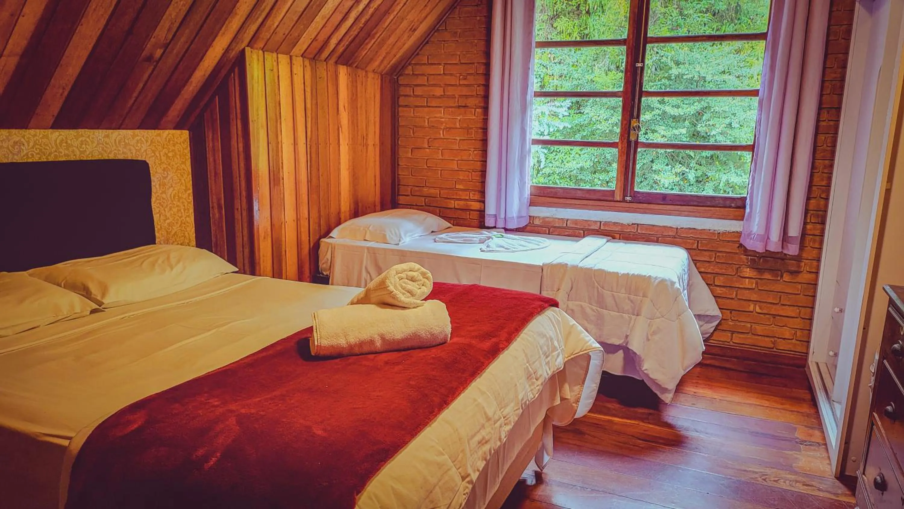 Bed in Pousada Atalaia Capivari