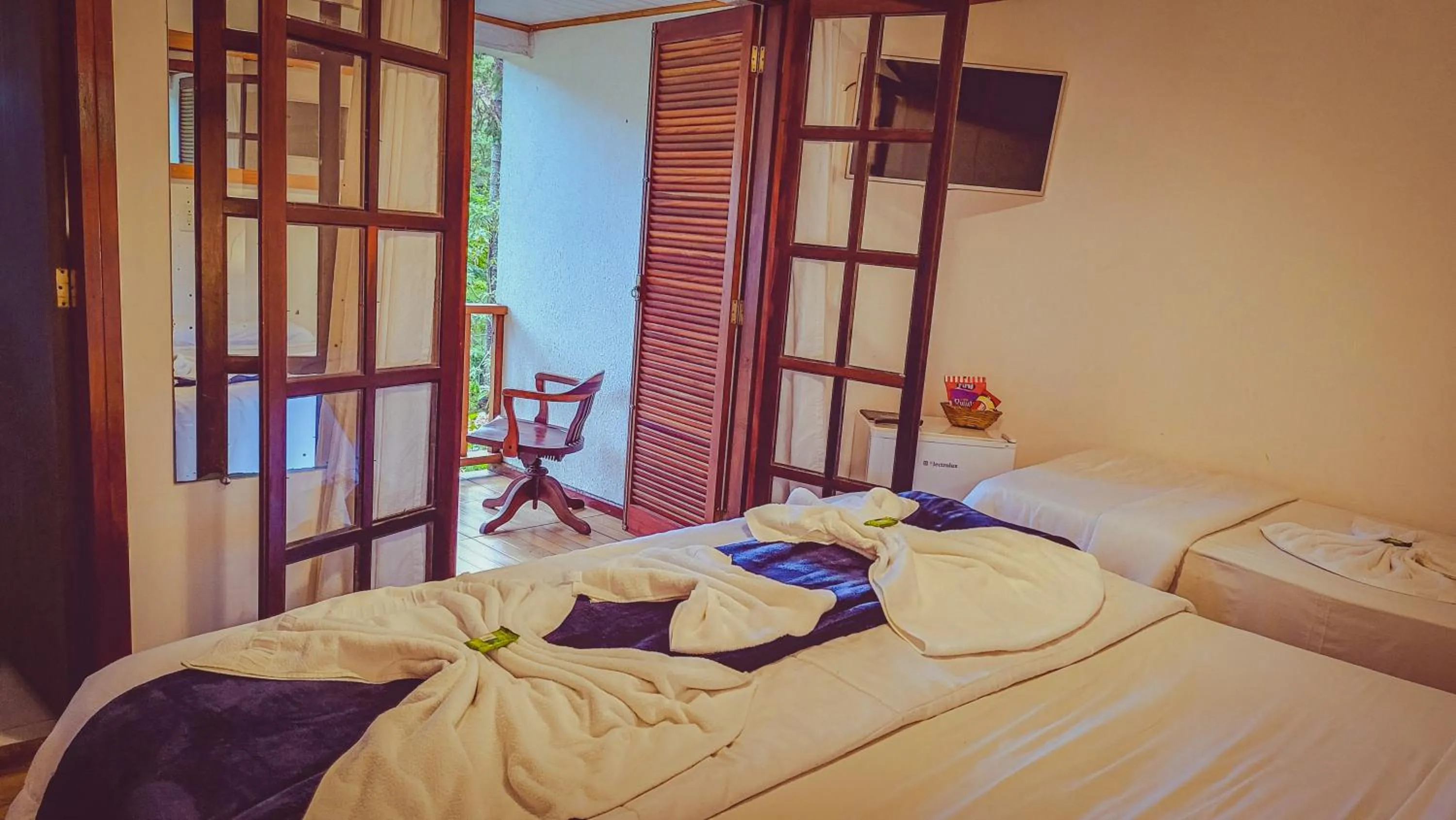 Bed in Pousada Atalaia Capivari