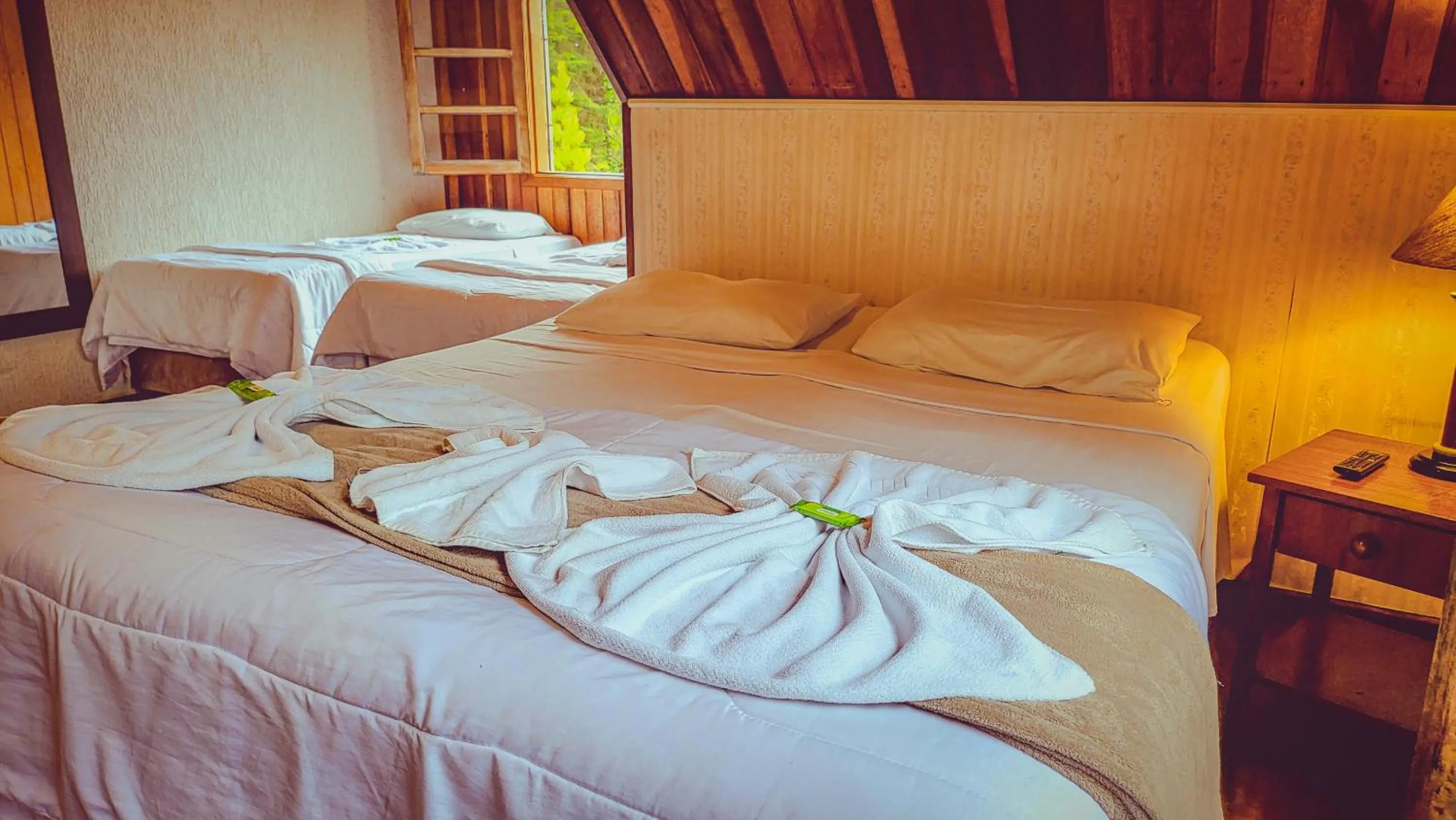 Bed in Pousada Atalaia Capivari