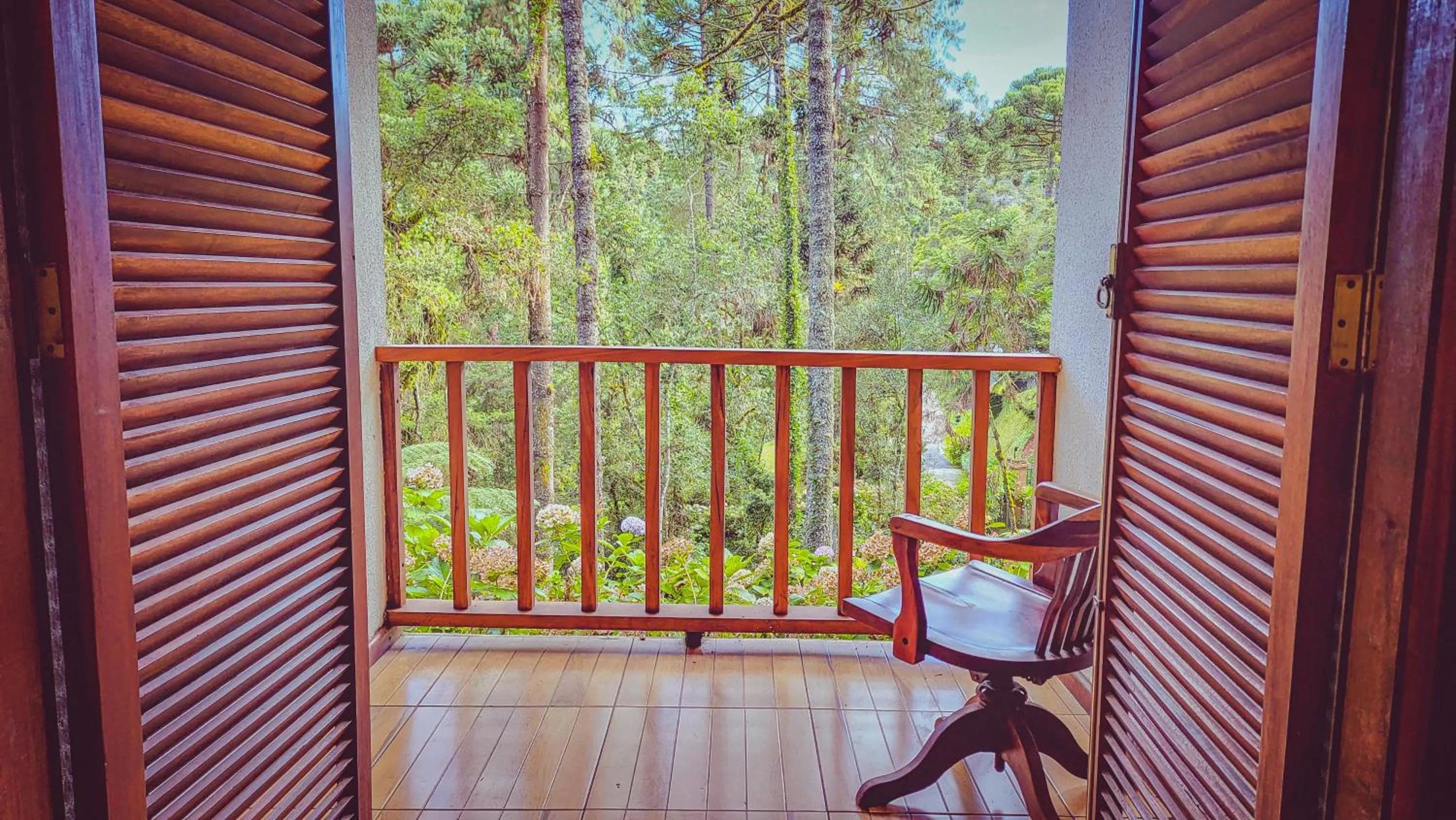 Patio in Pousada Atalaia Capivari