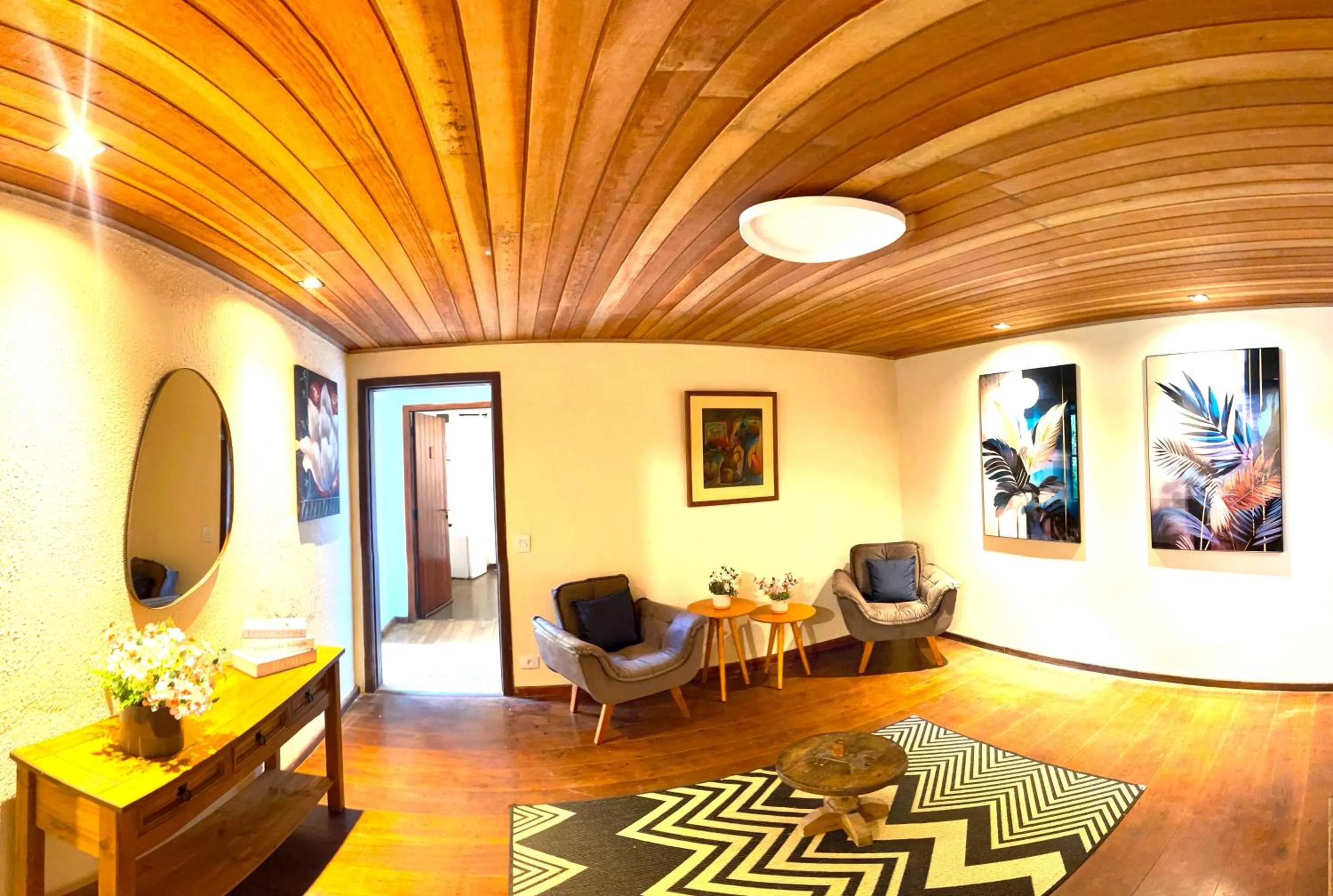 Living room in Pousada Atalaia Capivari