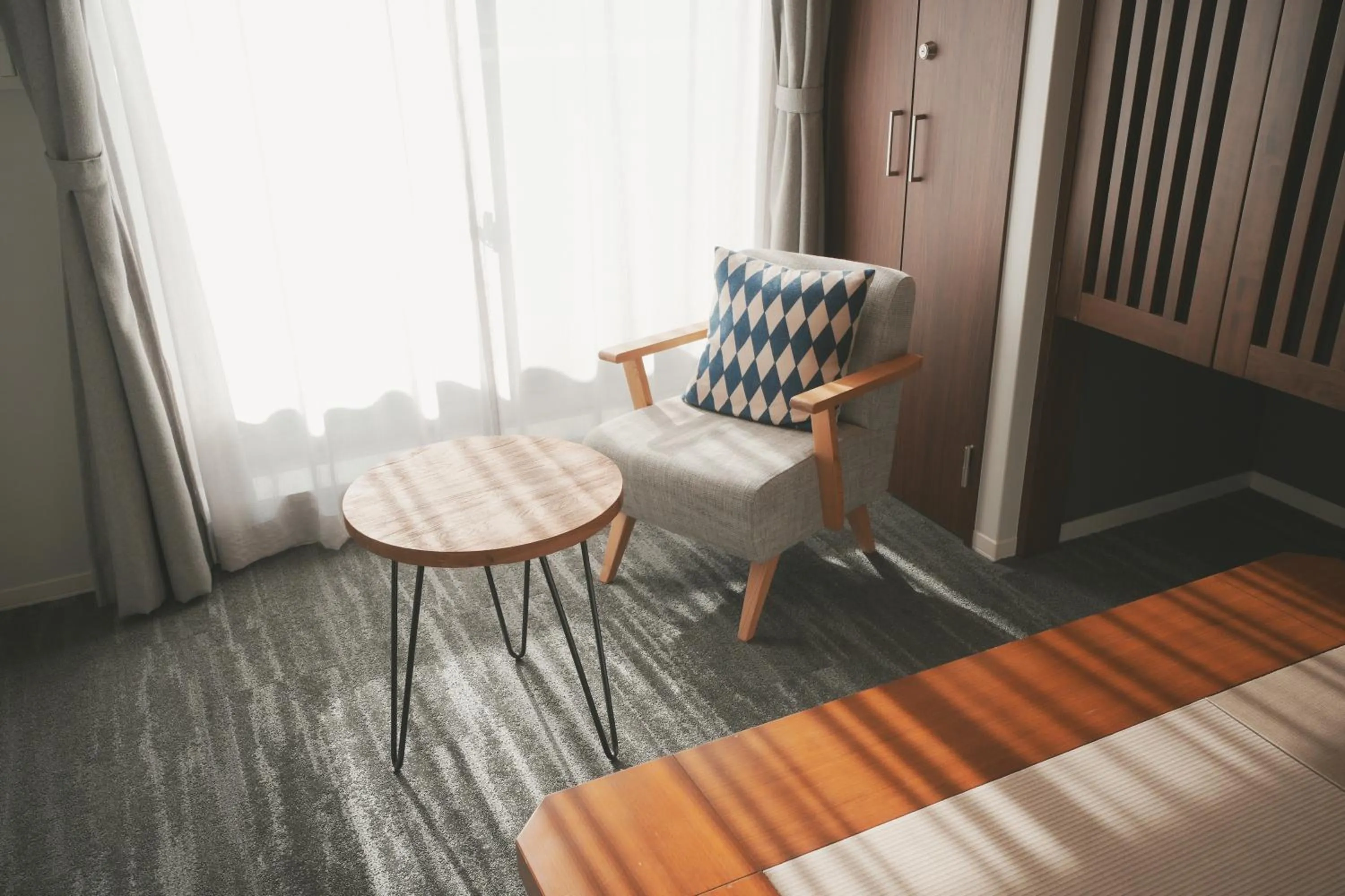 Living room in LAZULI Hiroshima Hotel and Lounge