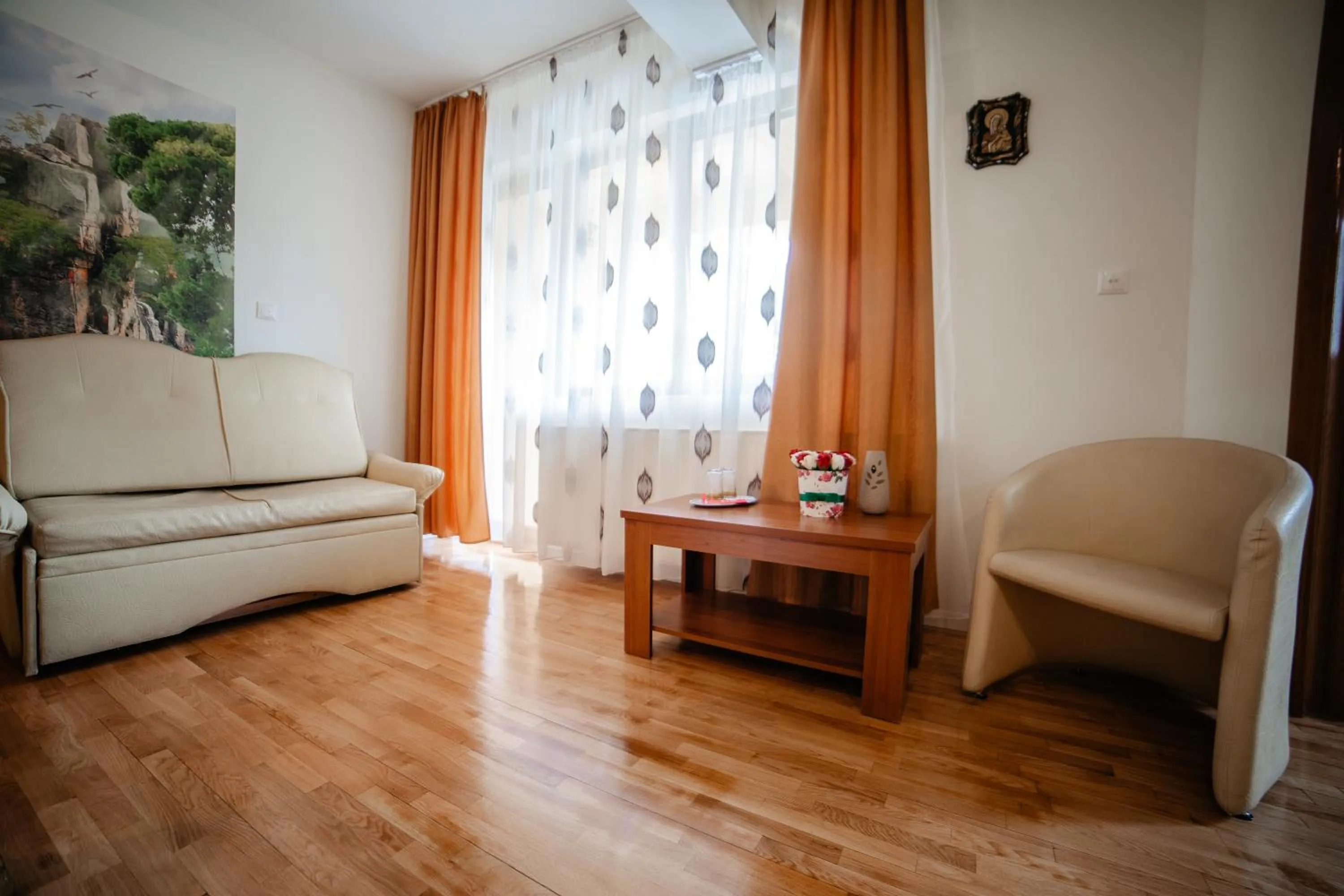 Living room in Pensiunea Floare de Colţ