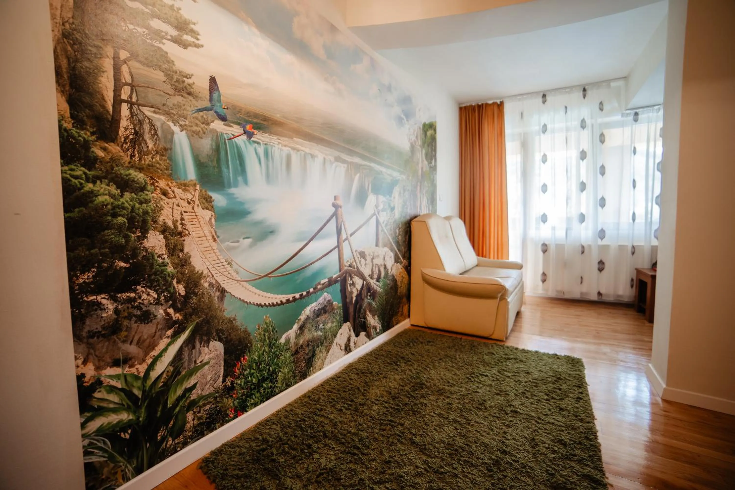 Living room in Pensiunea Floare de Colţ