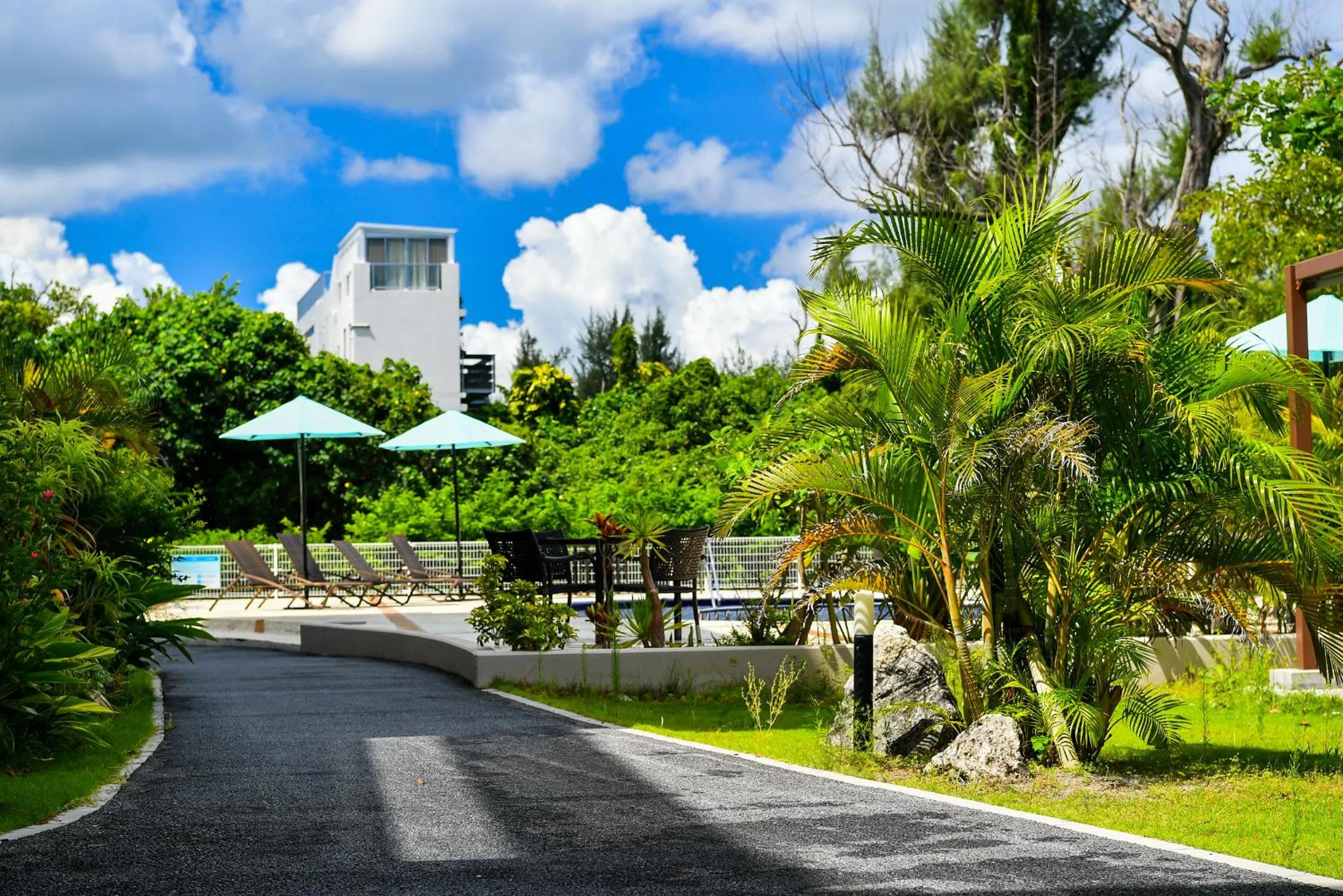 Garden in Odysis Onna Resort Hotel