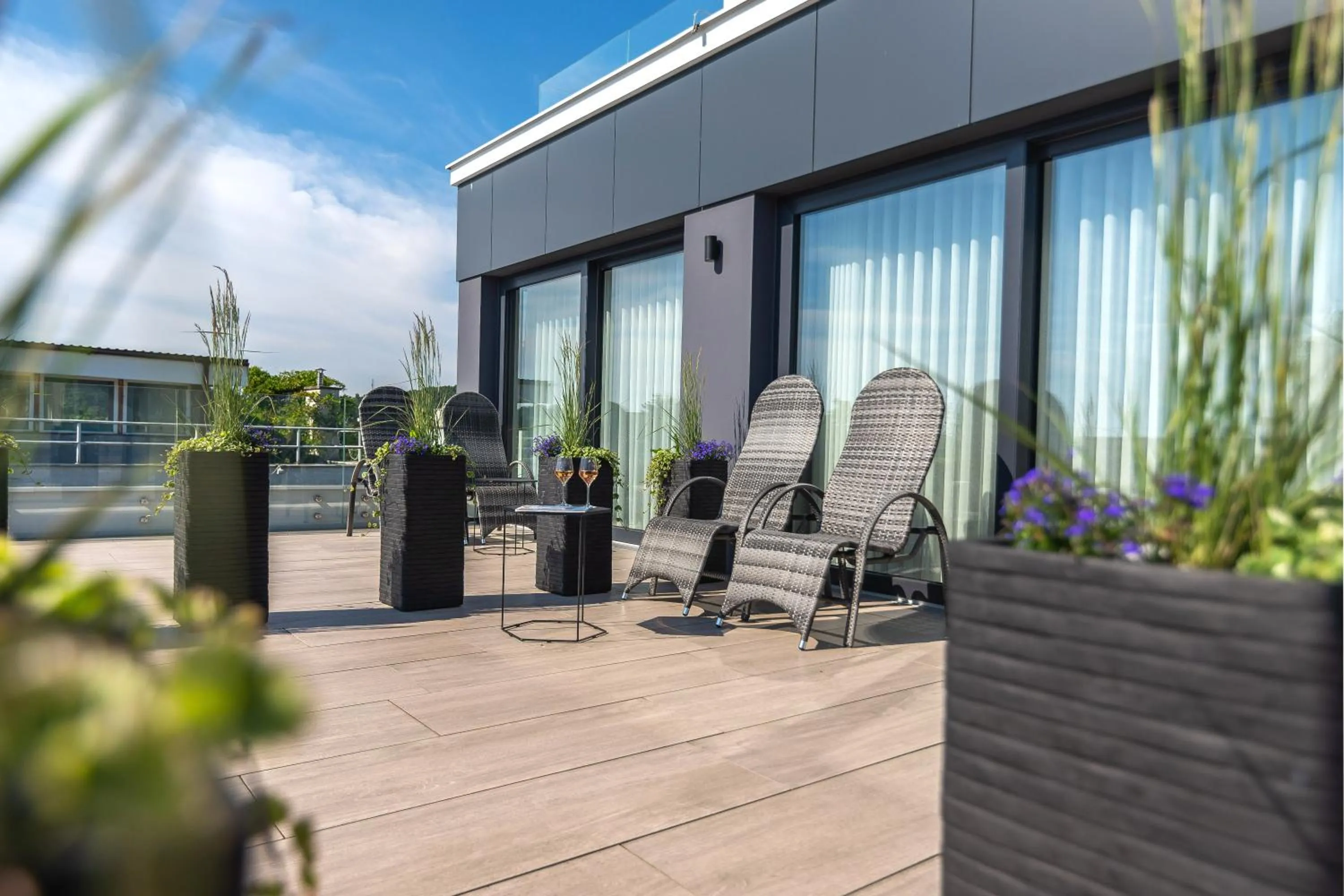 Balcony/Terrace in Moje Orłowo Boutique Bed & Breakfast - Adults Only