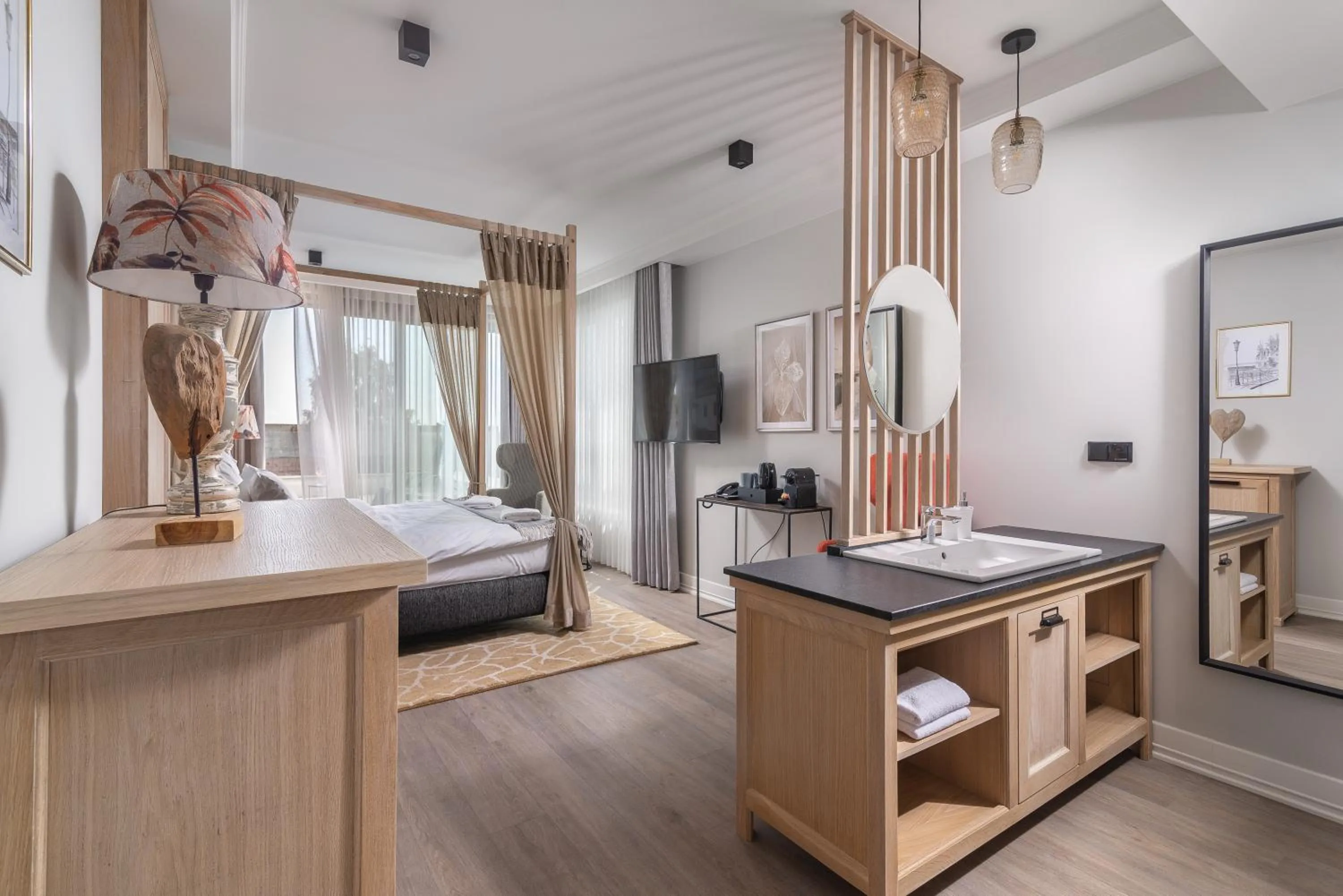 Bed in Moje Orłowo Boutique Bed & Breakfast - Adults Only