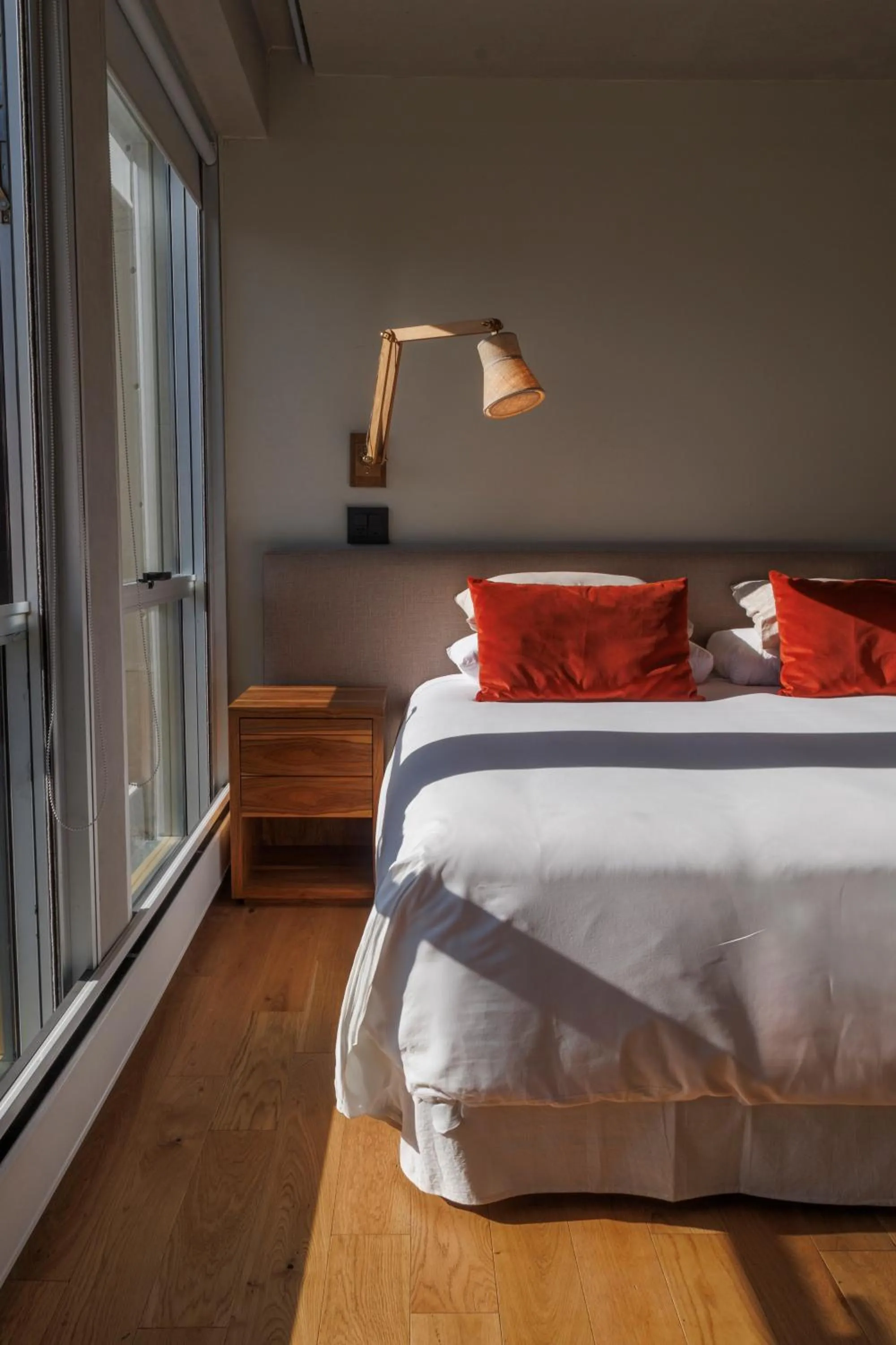 Bed in Casa de Uco Vineyards and Wine Resort