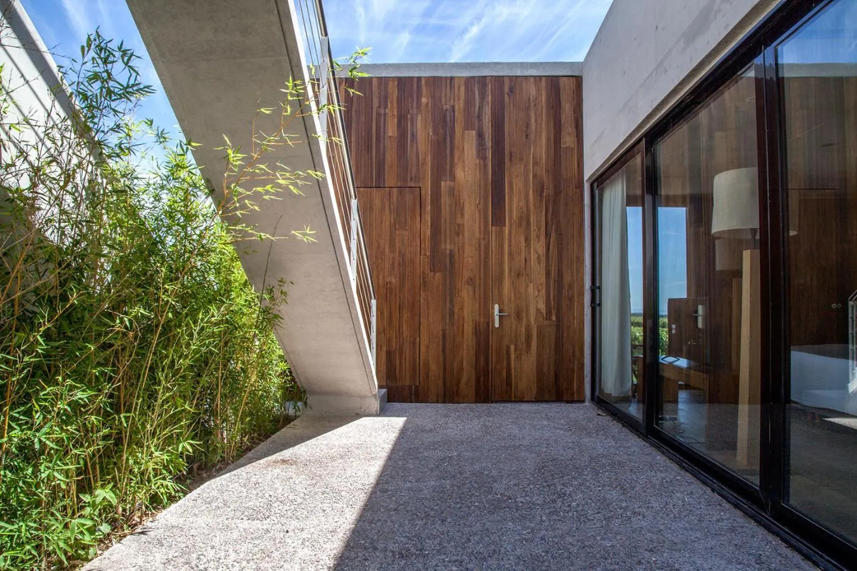 Patio in Casa de Uco Vineyards and Wine Resort