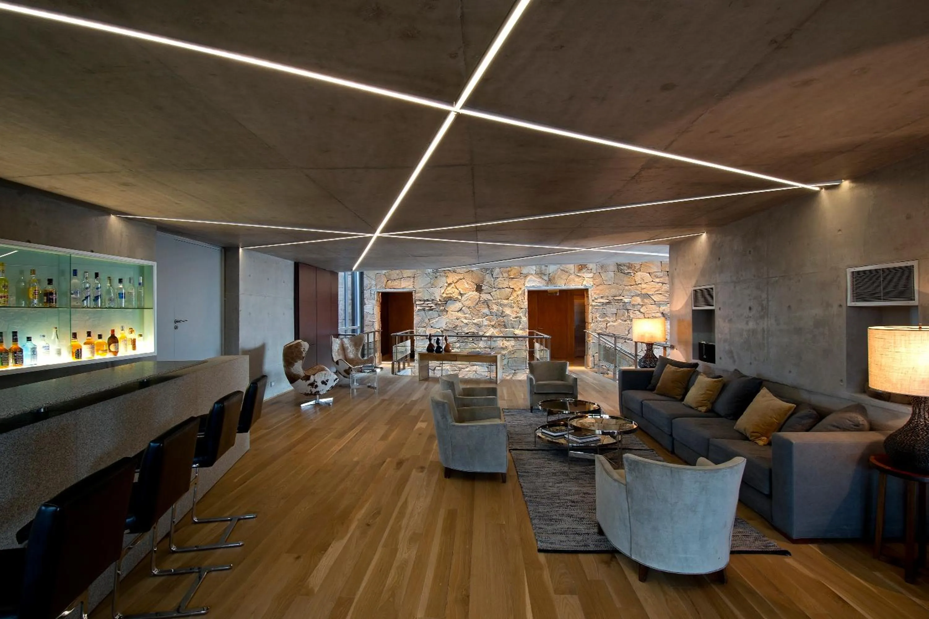 Lounge or bar in Casa de Uco Vineyards and Wine Resort