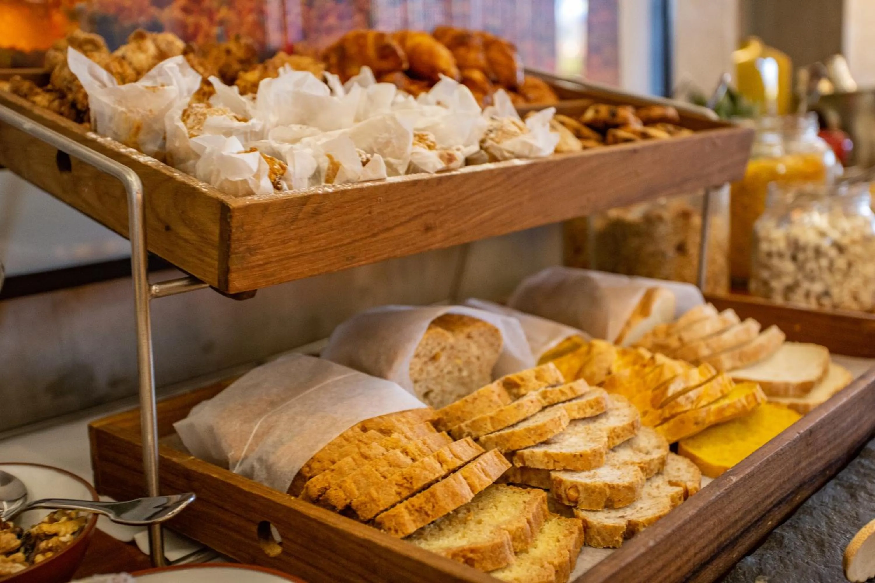 Buffet breakfast in Casa de Uco Vineyards and Wine Resort