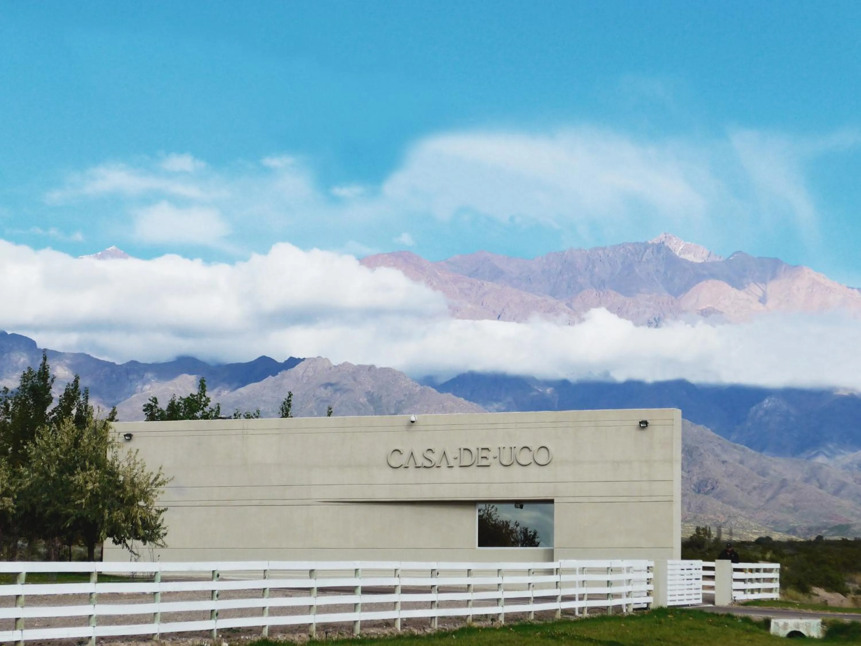 Facade/entrance in Casa de Uco Vineyards and Wine Resort
