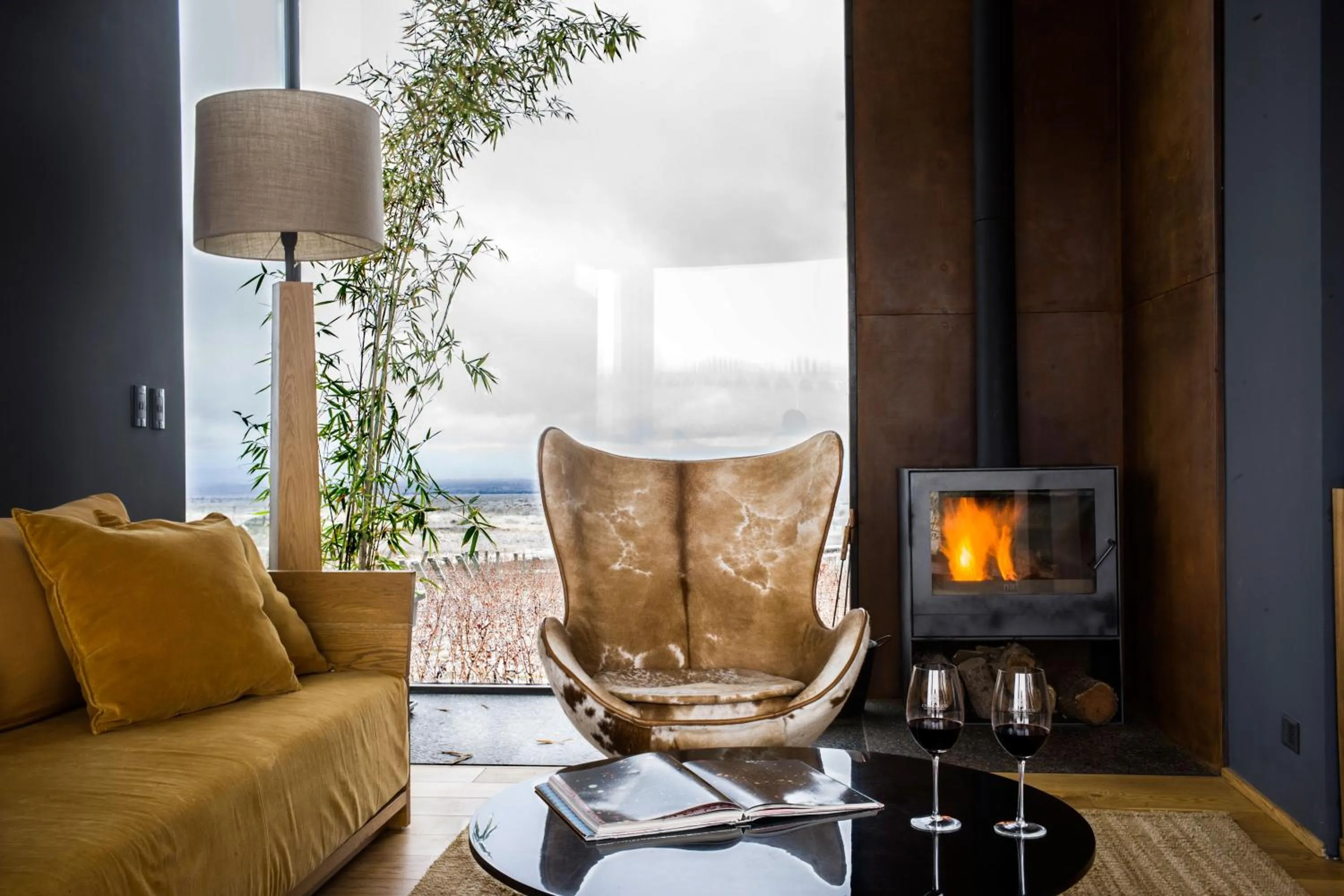 Living room in Casa de Uco Vineyards and Wine Resort