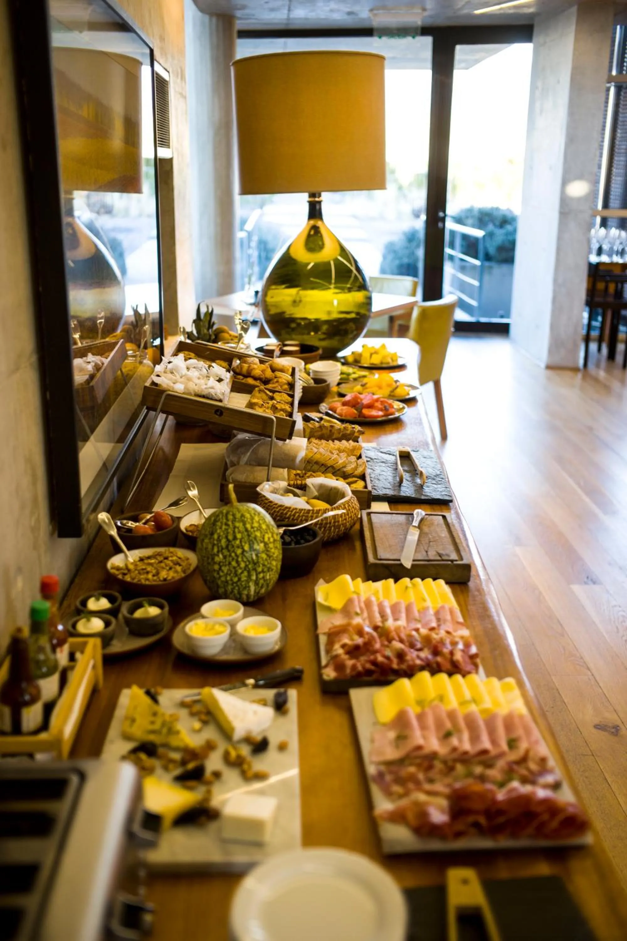 Buffet breakfast in Casa de Uco Vineyards and Wine Resort