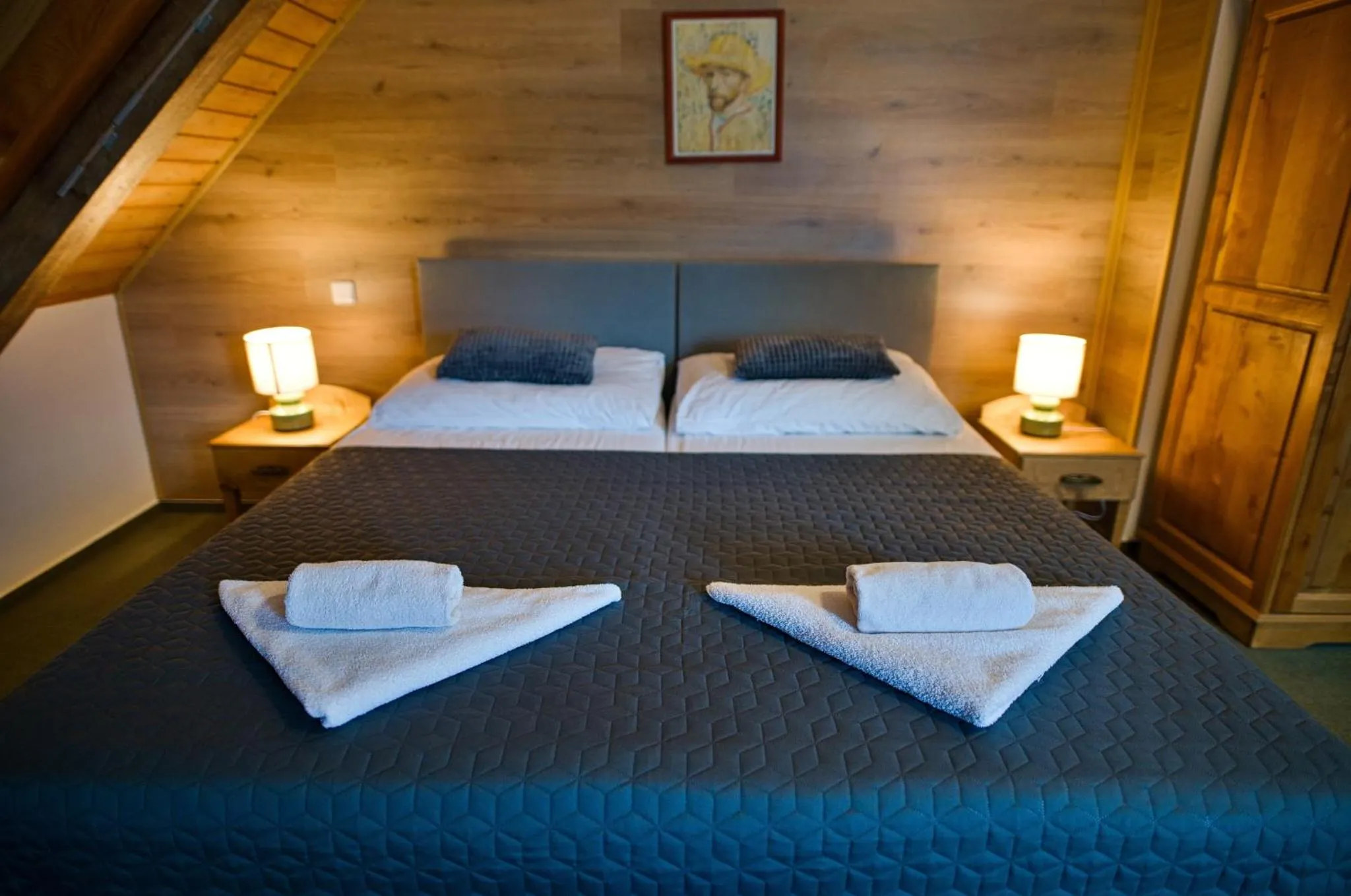 Bed in Hotel U Lípy