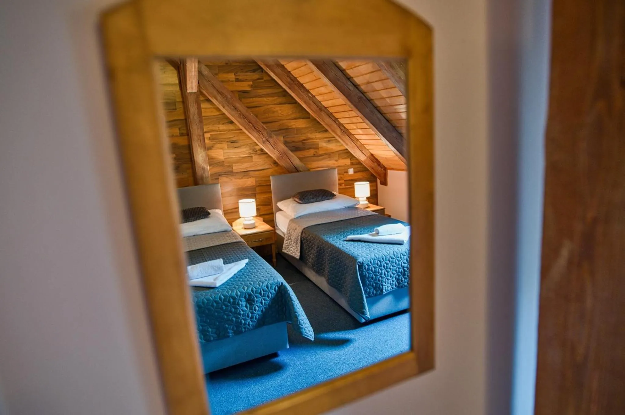 Bed in Hotel U Lípy