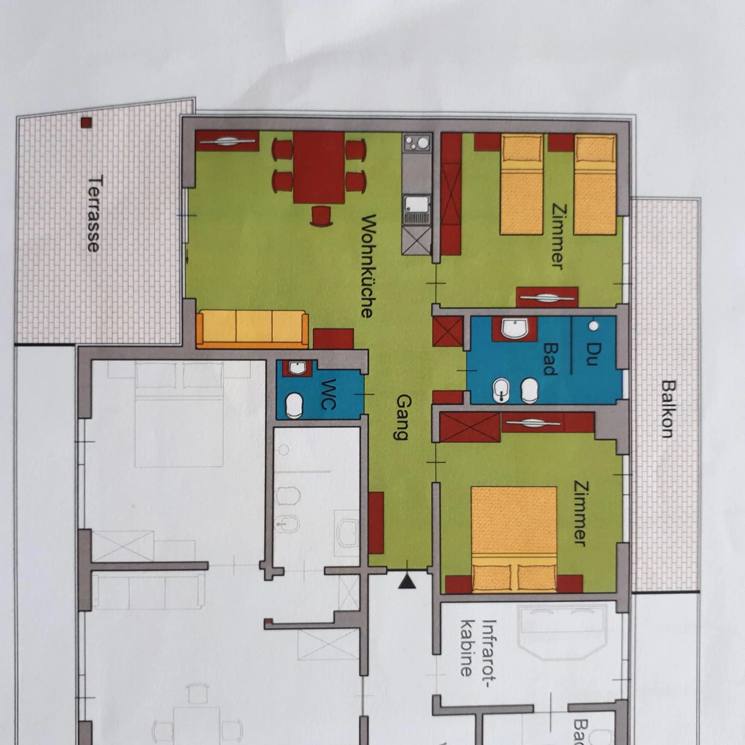 Floor plan in Haus Christian