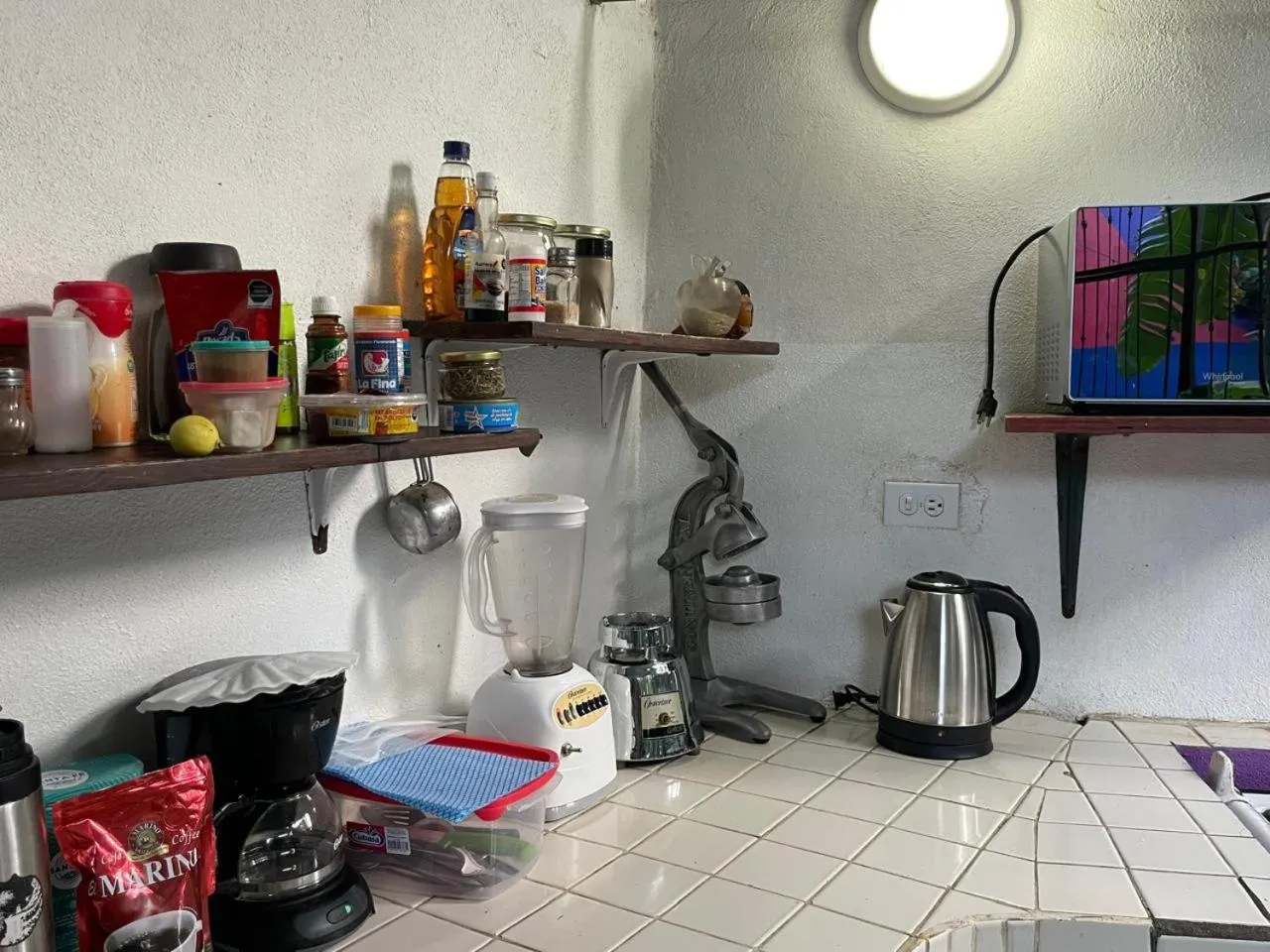 Kitchen or kitchenette in Hotel Posada Señor Mañana