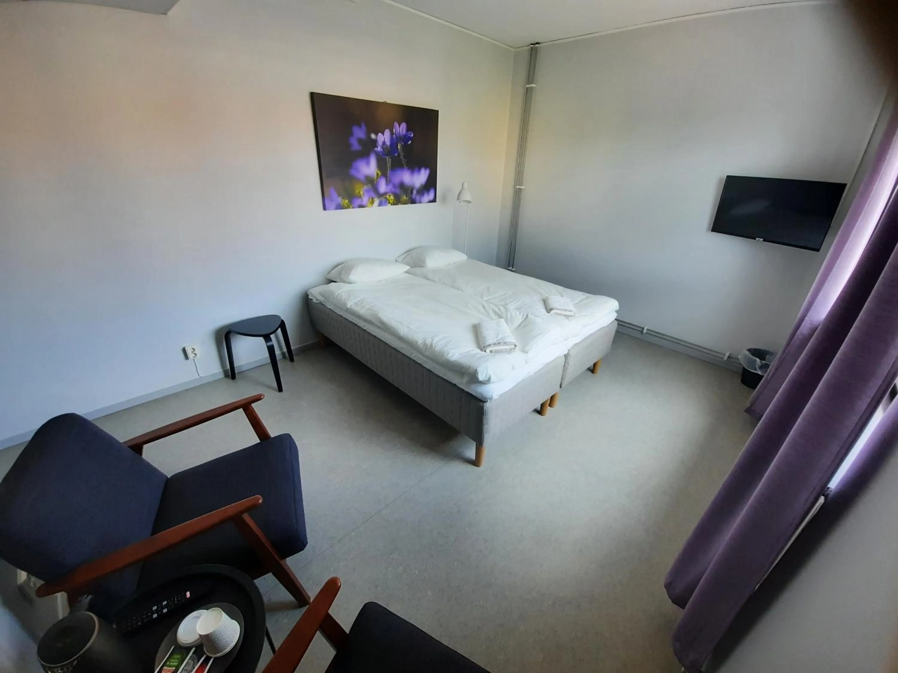 Bed in Broholm Bed&Breakfast