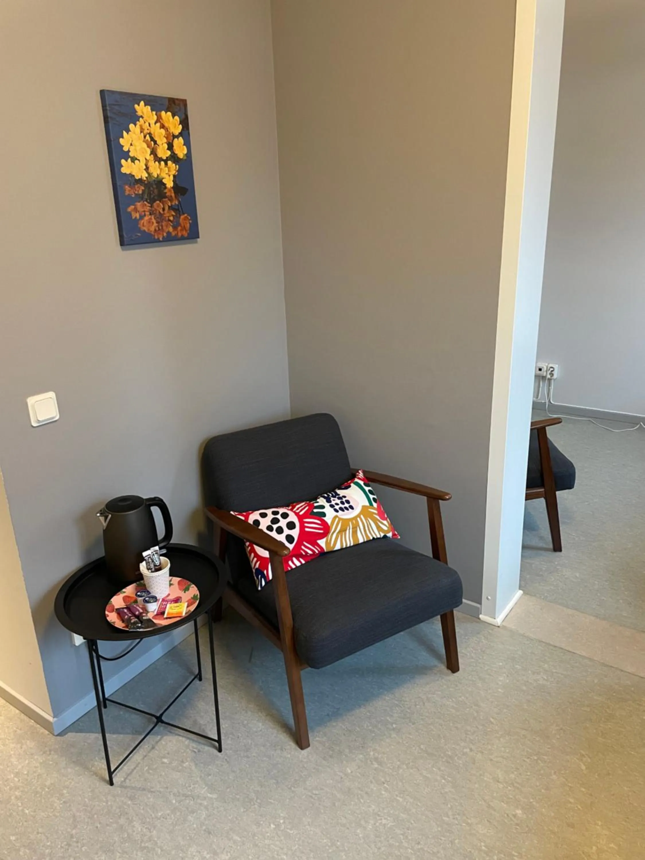 Seating area in Broholm Bed&Breakfast