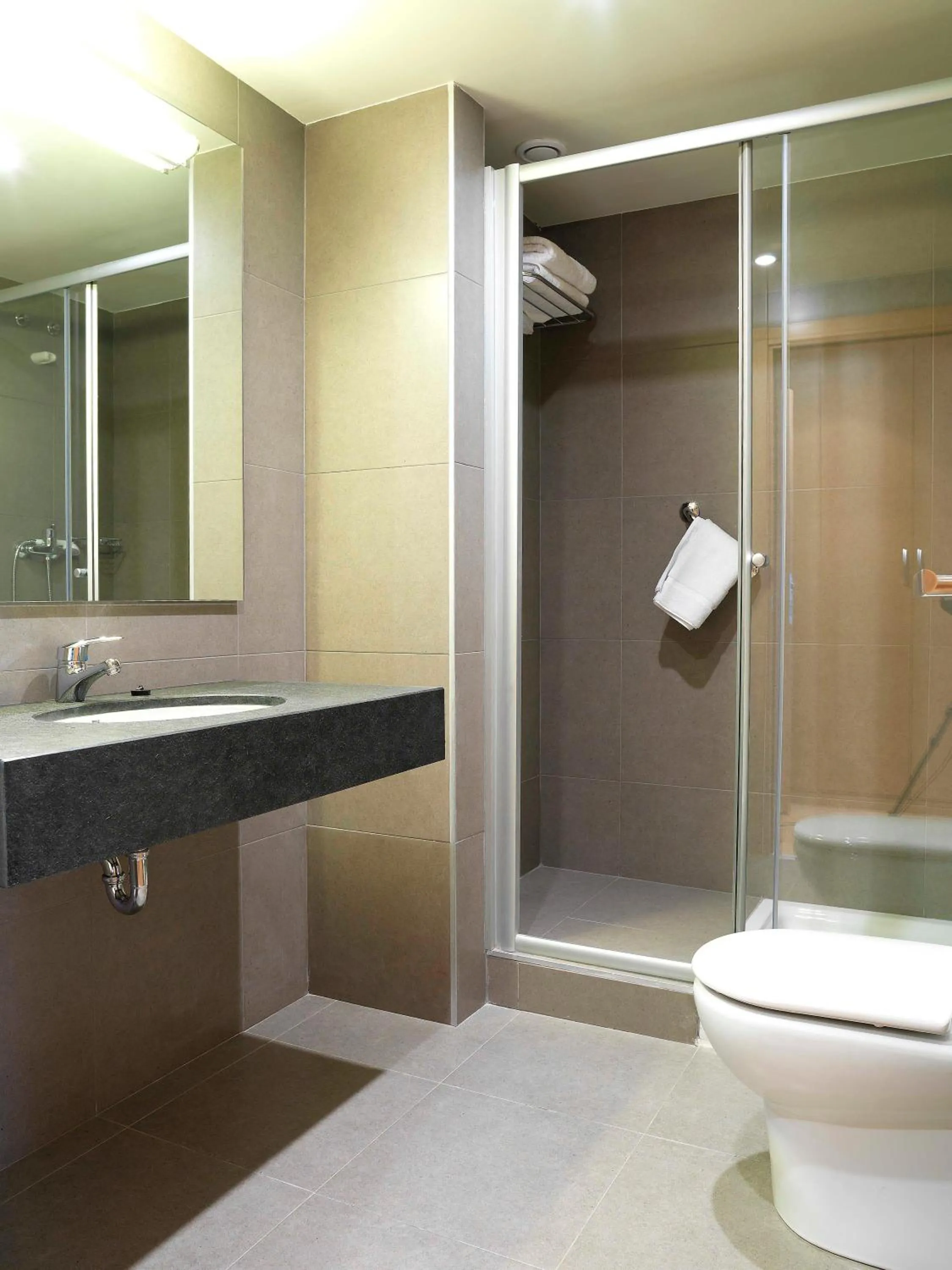 Bathroom in Hotel Txarriduna