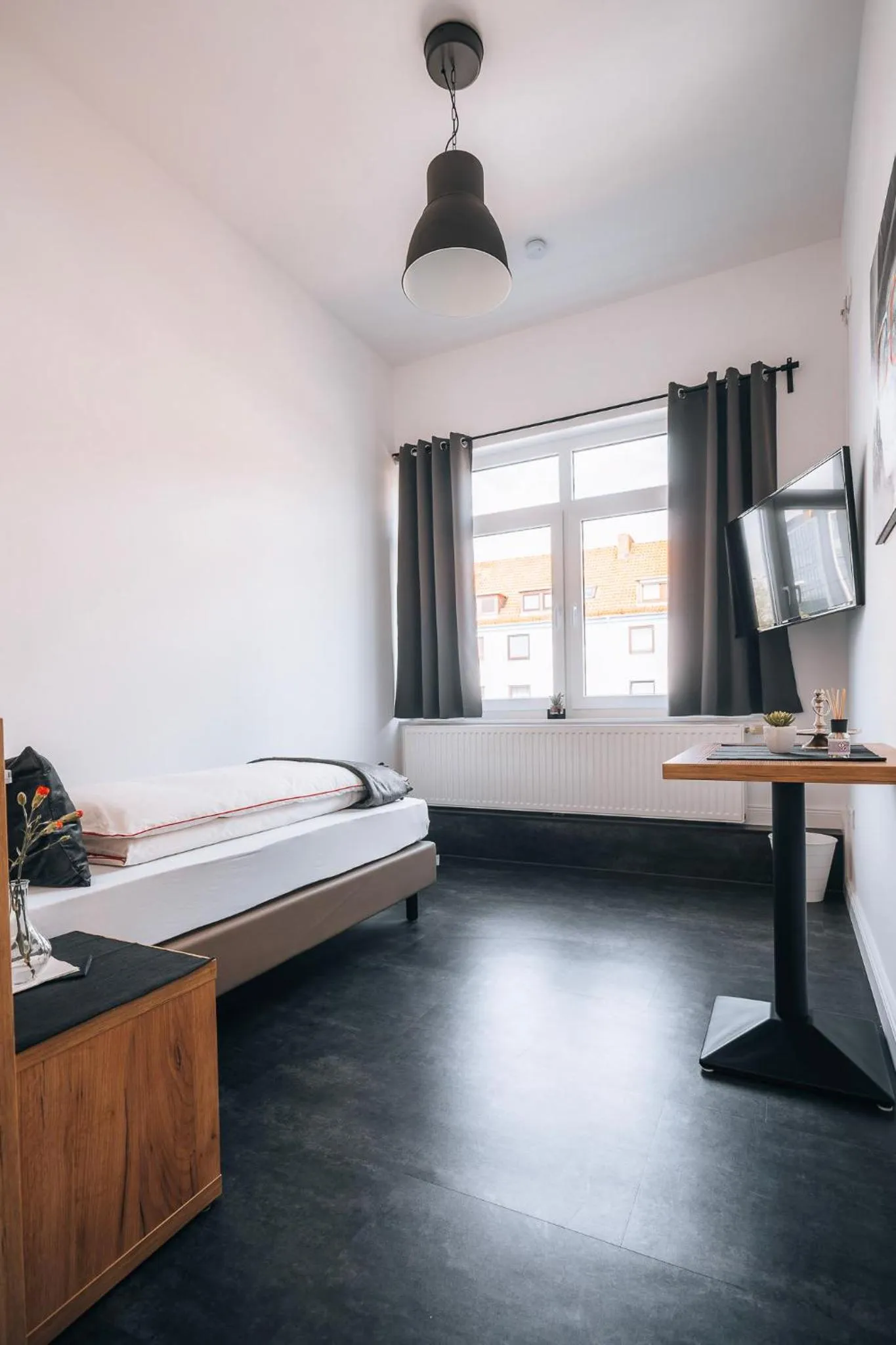 TV and multimedia, Bed in Sleep Point - Self Check in Hotel