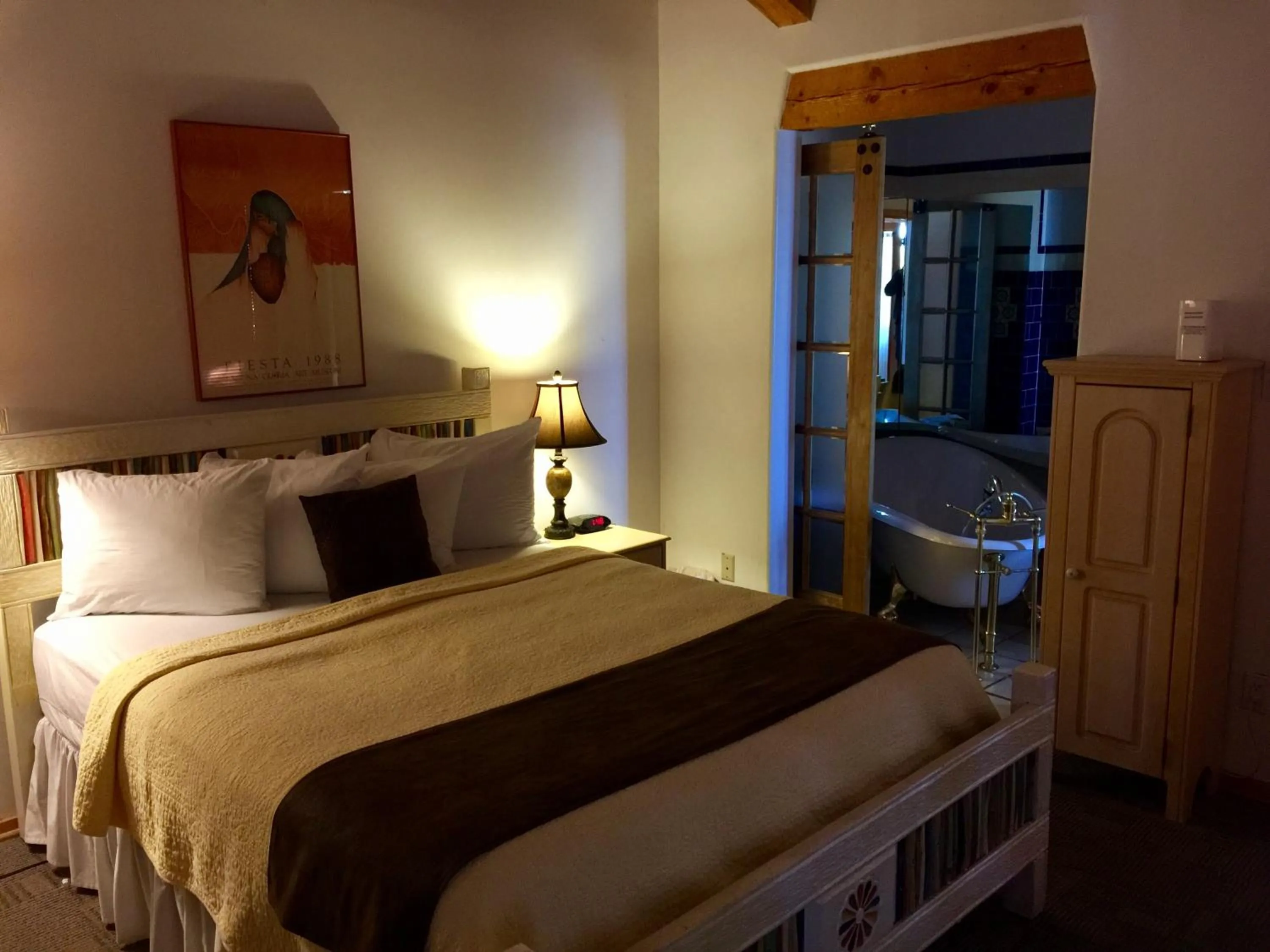 Bed in Guadalupe Inn