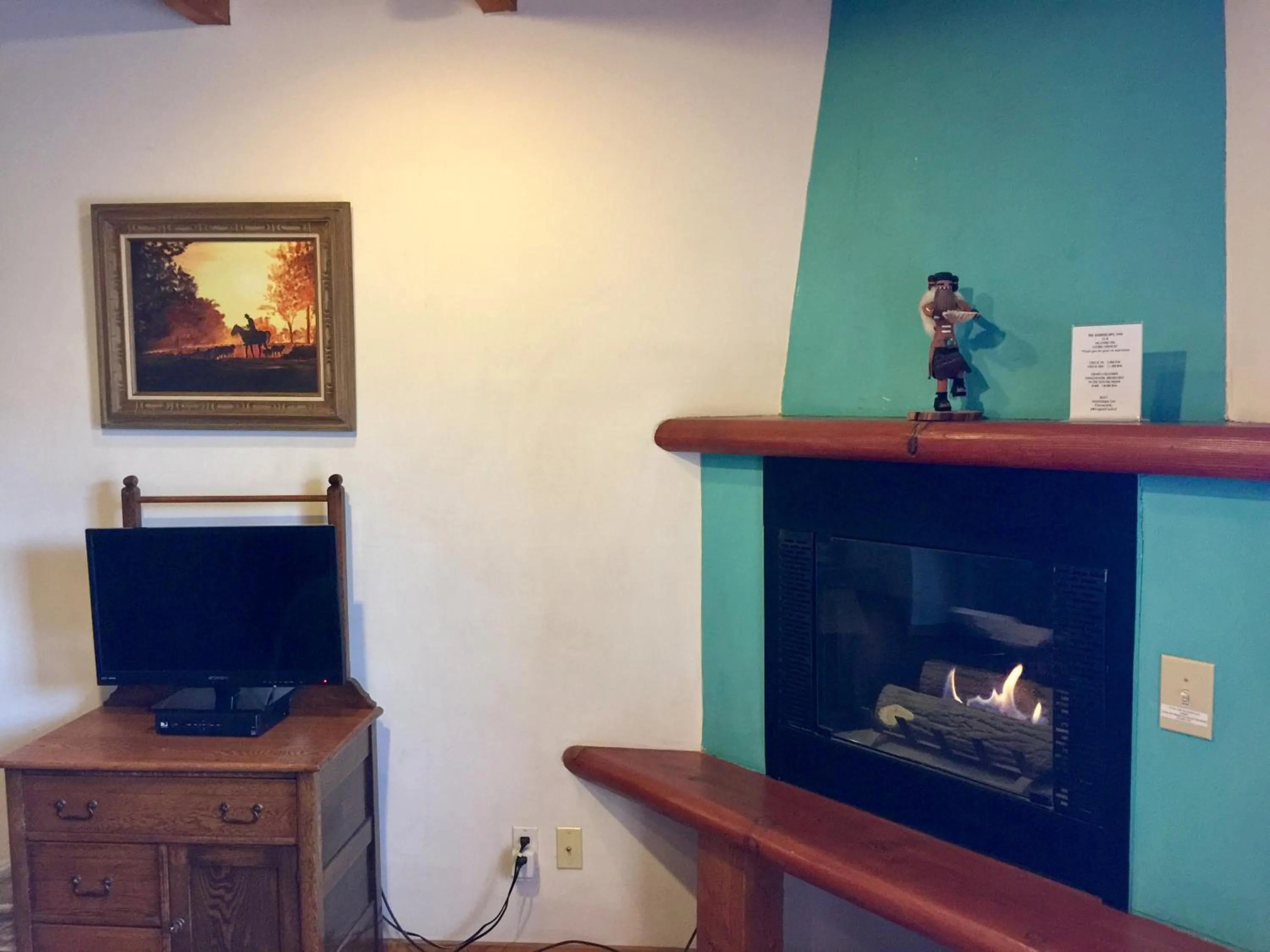 Living room in Guadalupe Inn