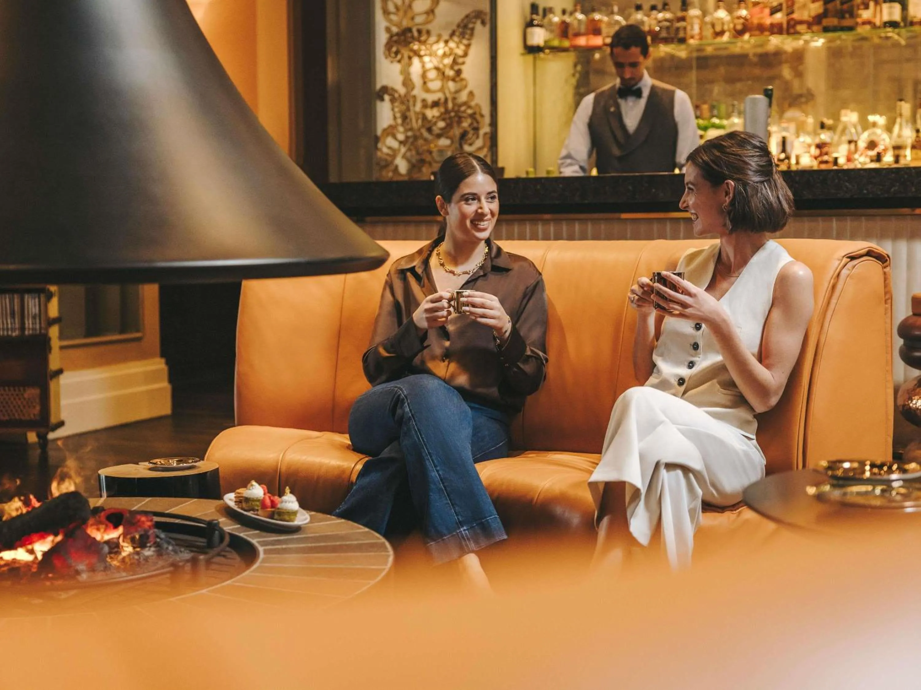 Lounge or bar in Fairmont Le Montreux Palace