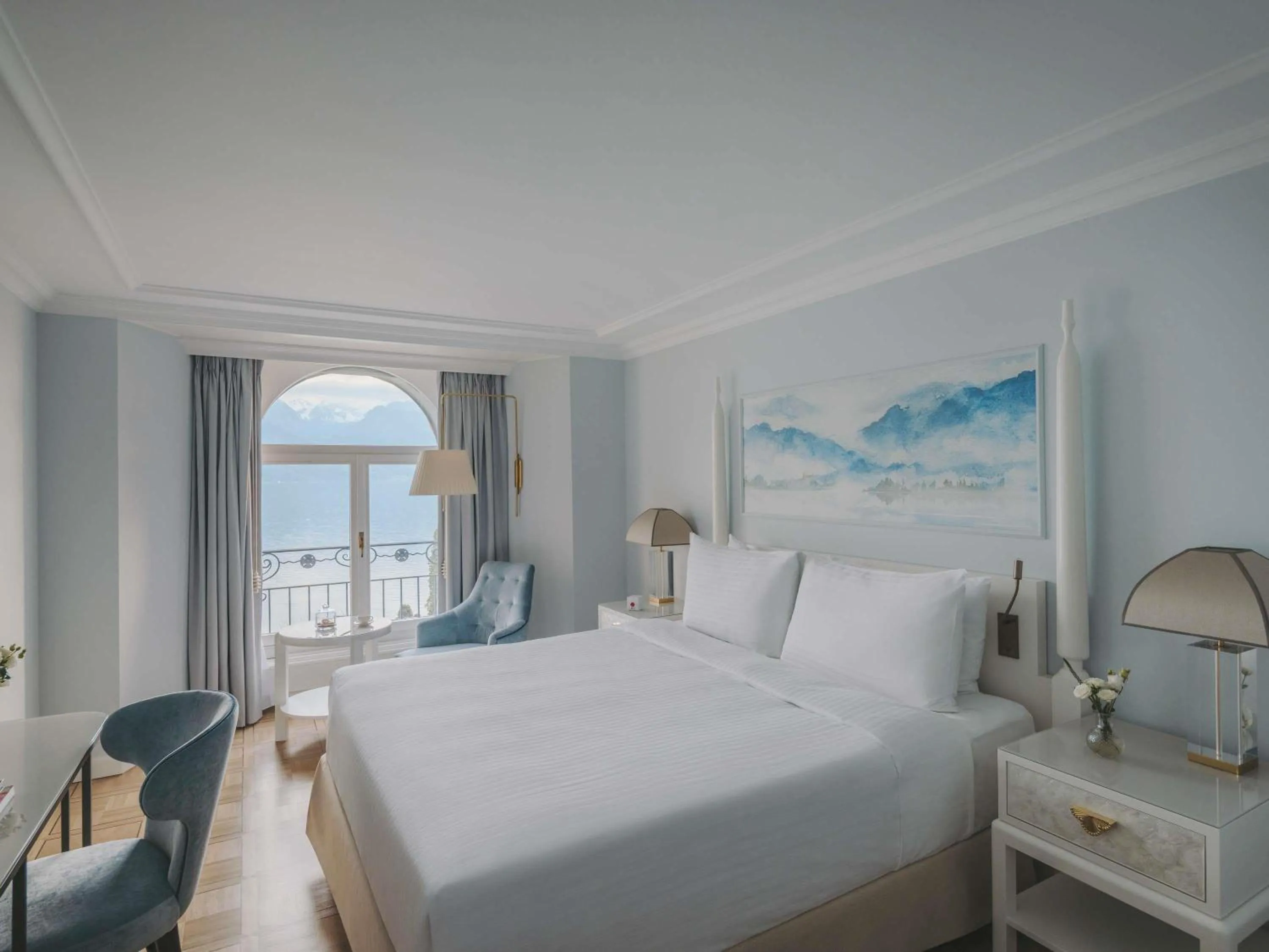 Fairmont Room with Lake View in Fairmont Le Montreux Palace