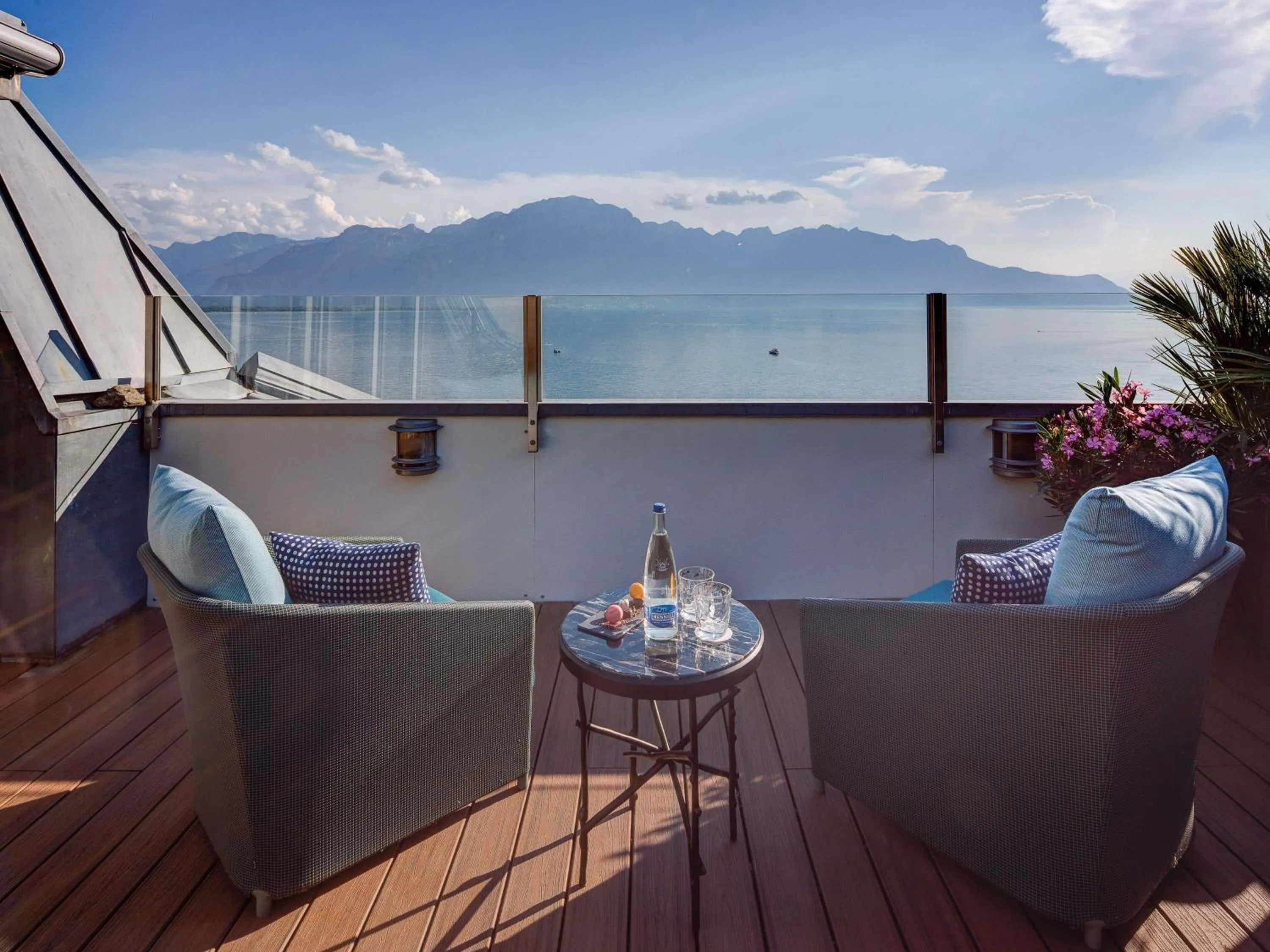 Bedroom in Fairmont Le Montreux Palace