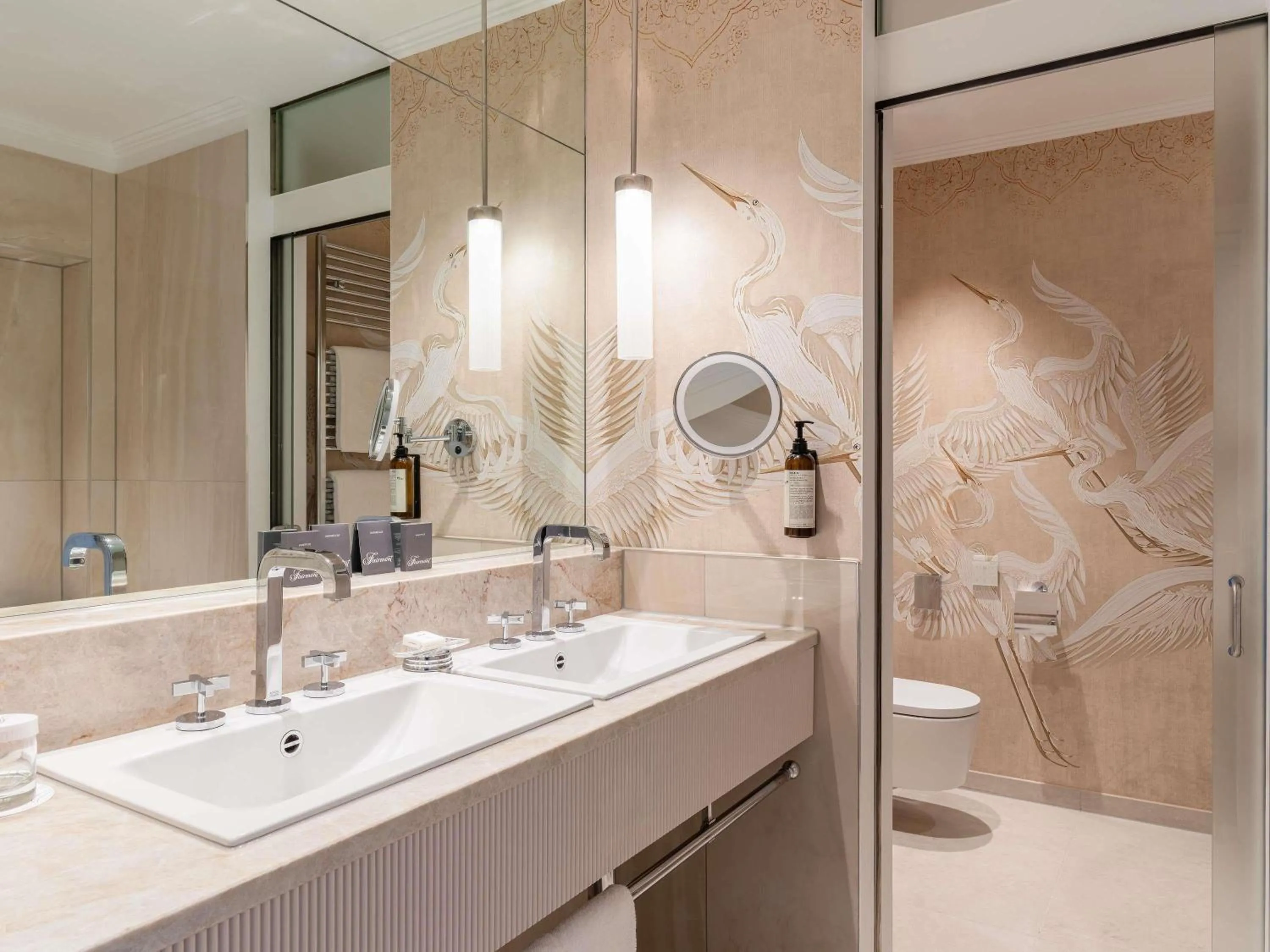 Bedroom in Fairmont Le Montreux Palace