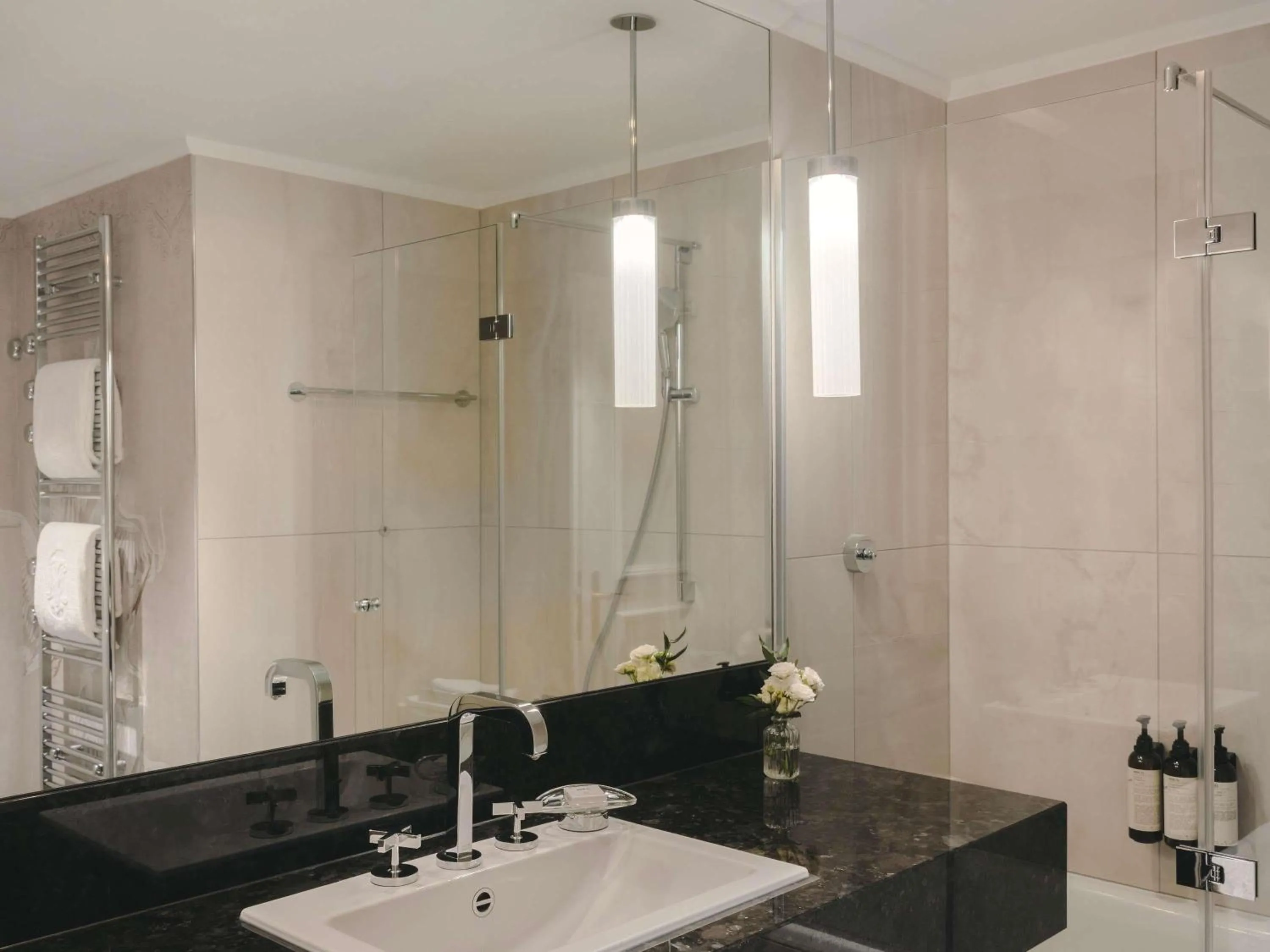 Bedroom in Fairmont Le Montreux Palace