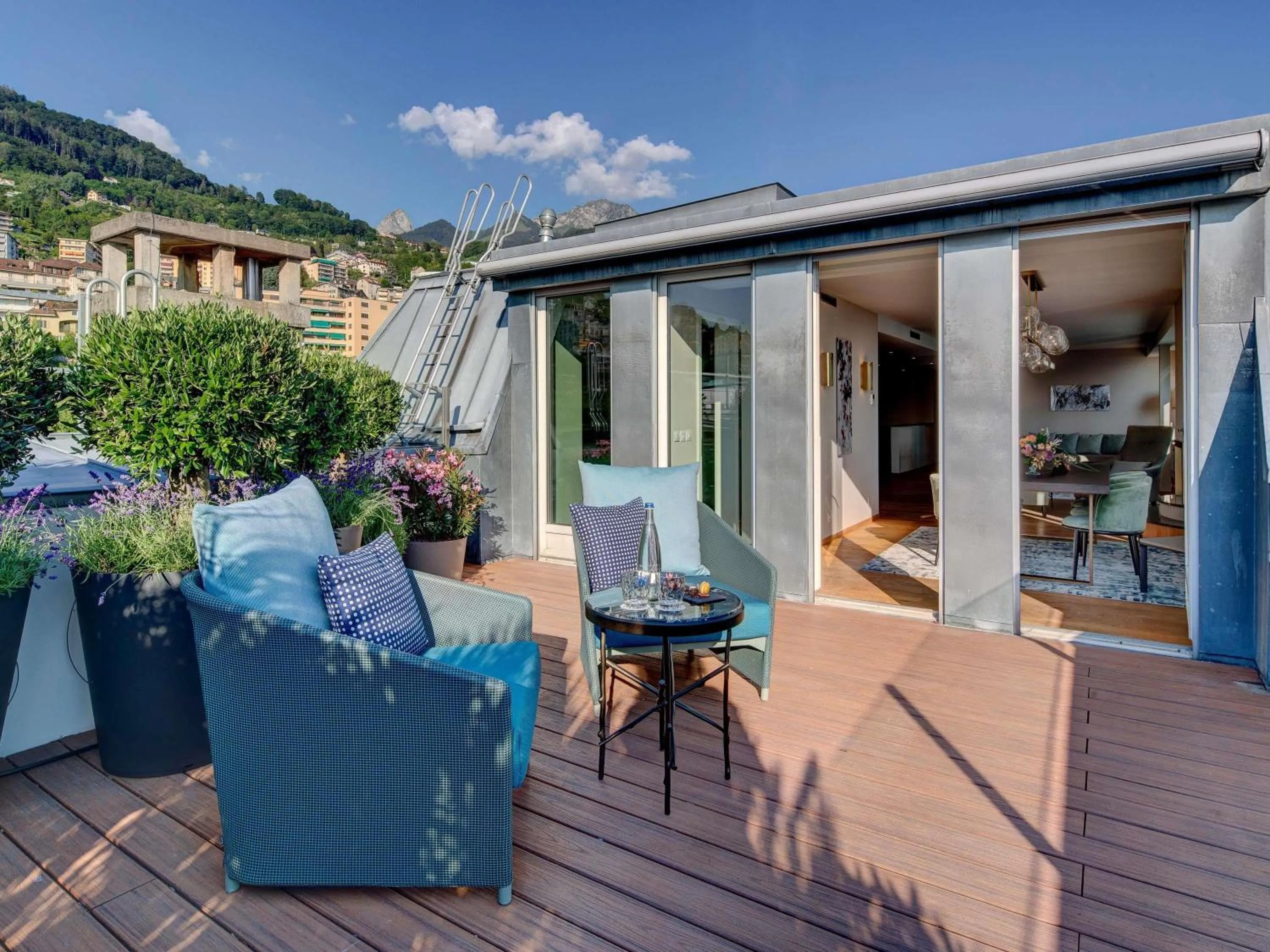 Bedroom in Fairmont Le Montreux Palace