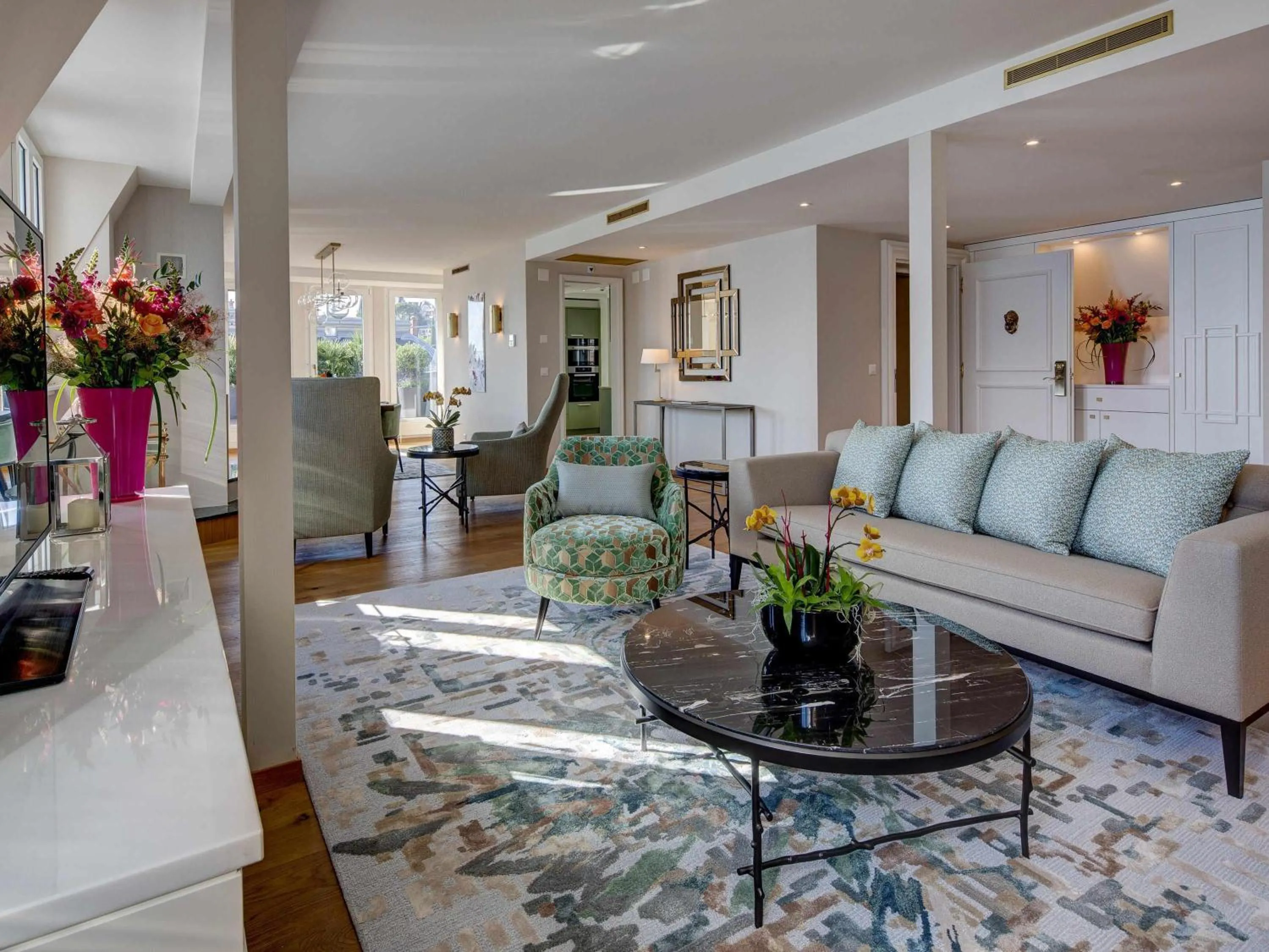 Bedroom in Fairmont Le Montreux Palace