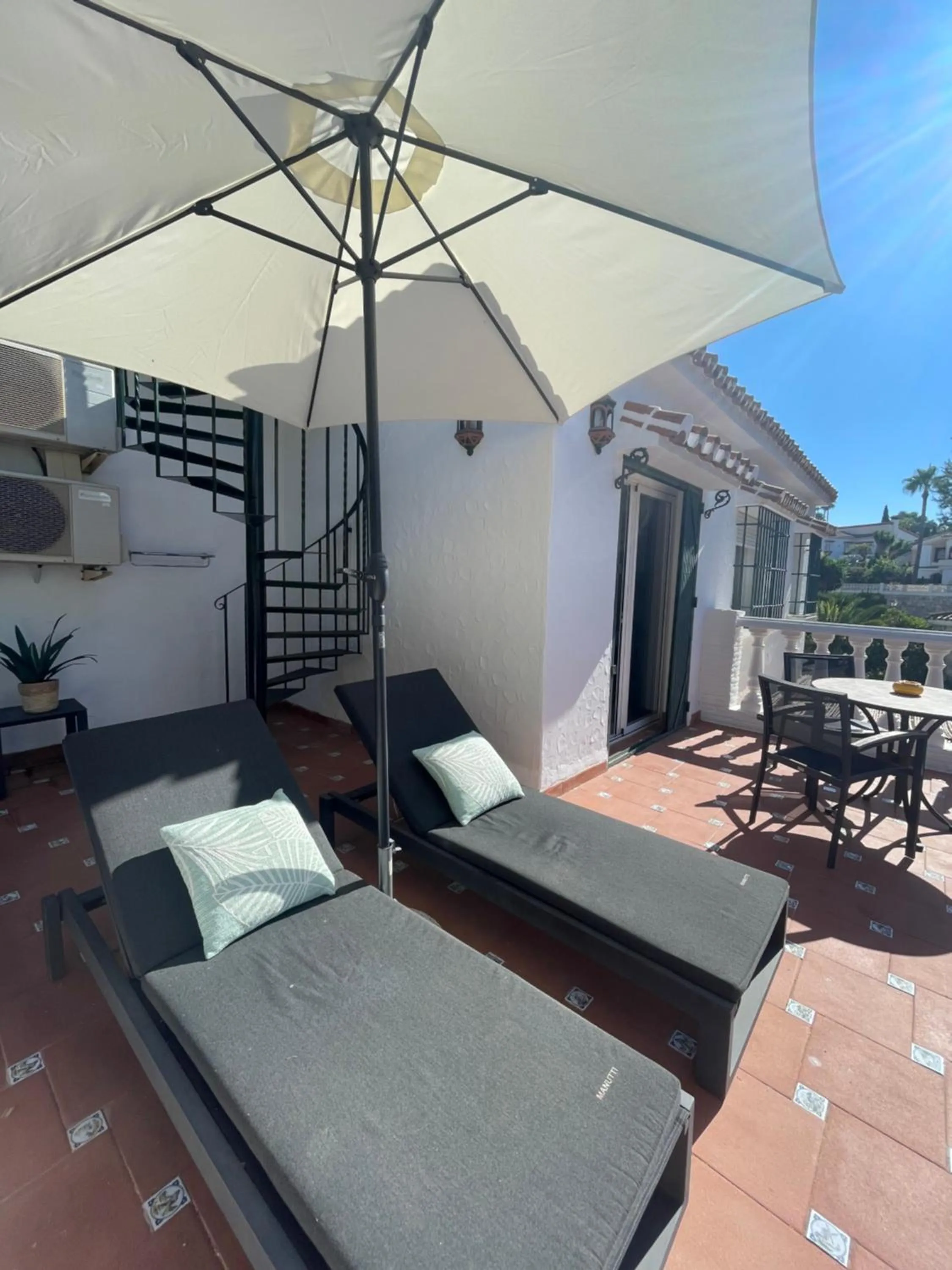 Balcony/Terrace in Casa Flora - Mijas Costa - Andalusië