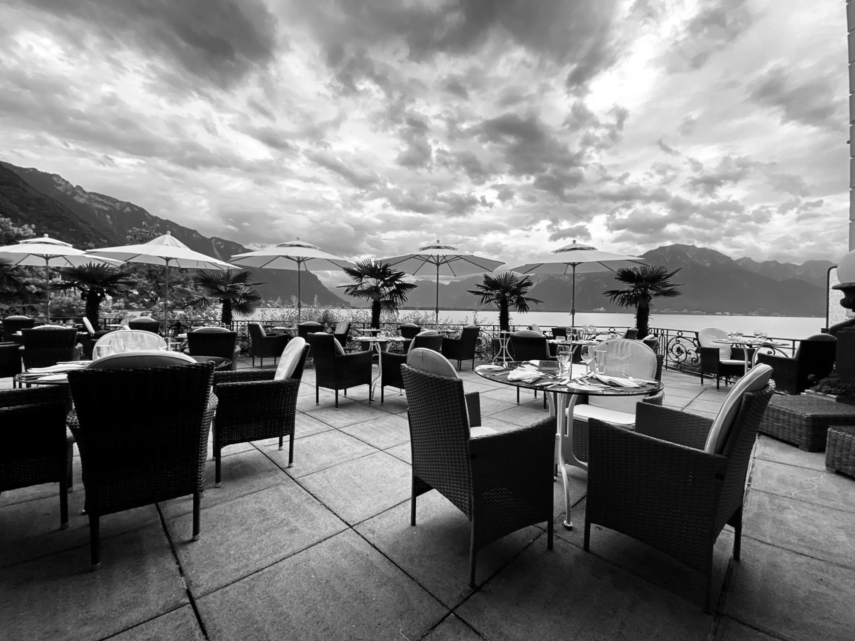 River view in Golf Hotel René Capt