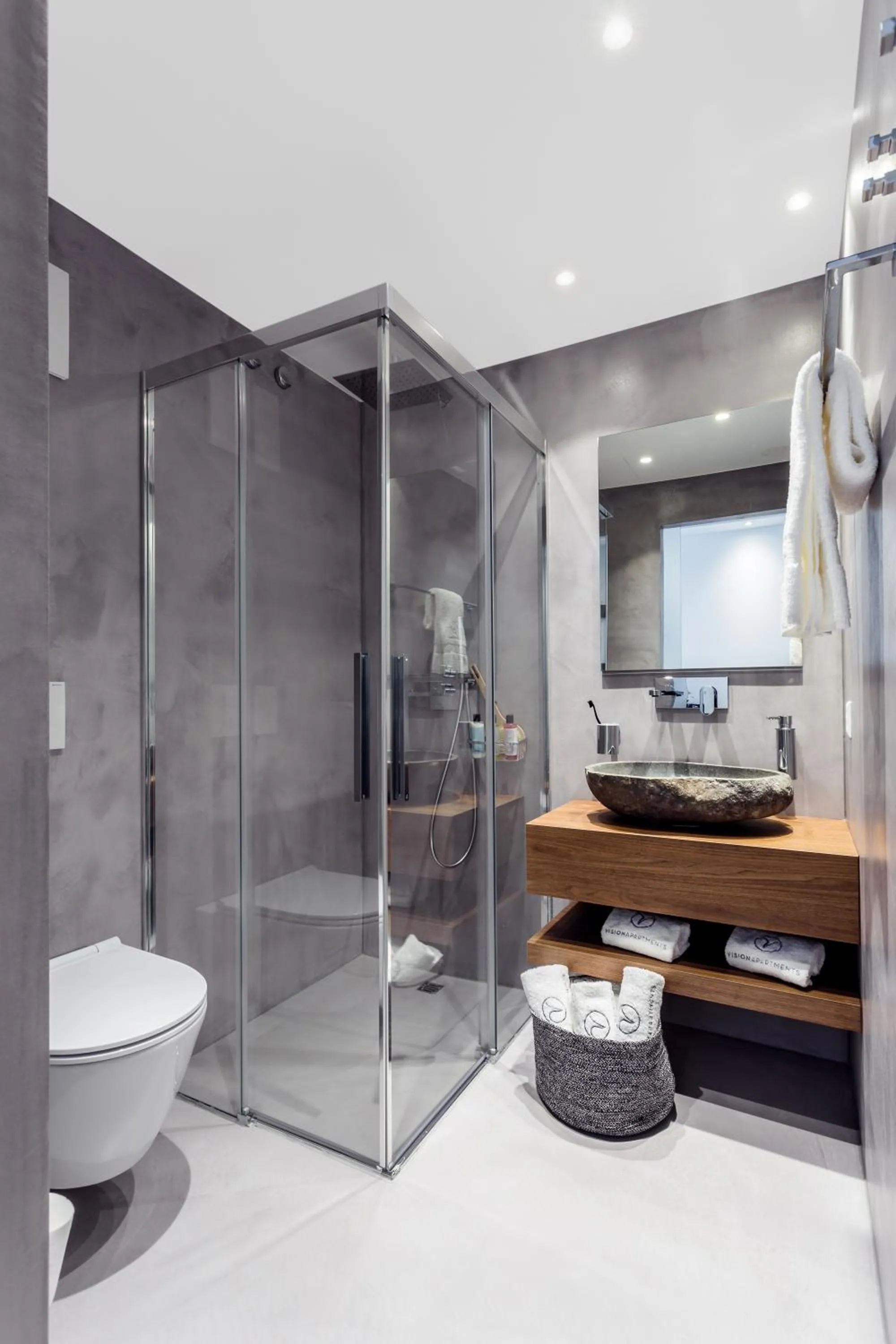 Bathroom in VISIONAPARTMENTS Rue des Communaux - contactless check-in