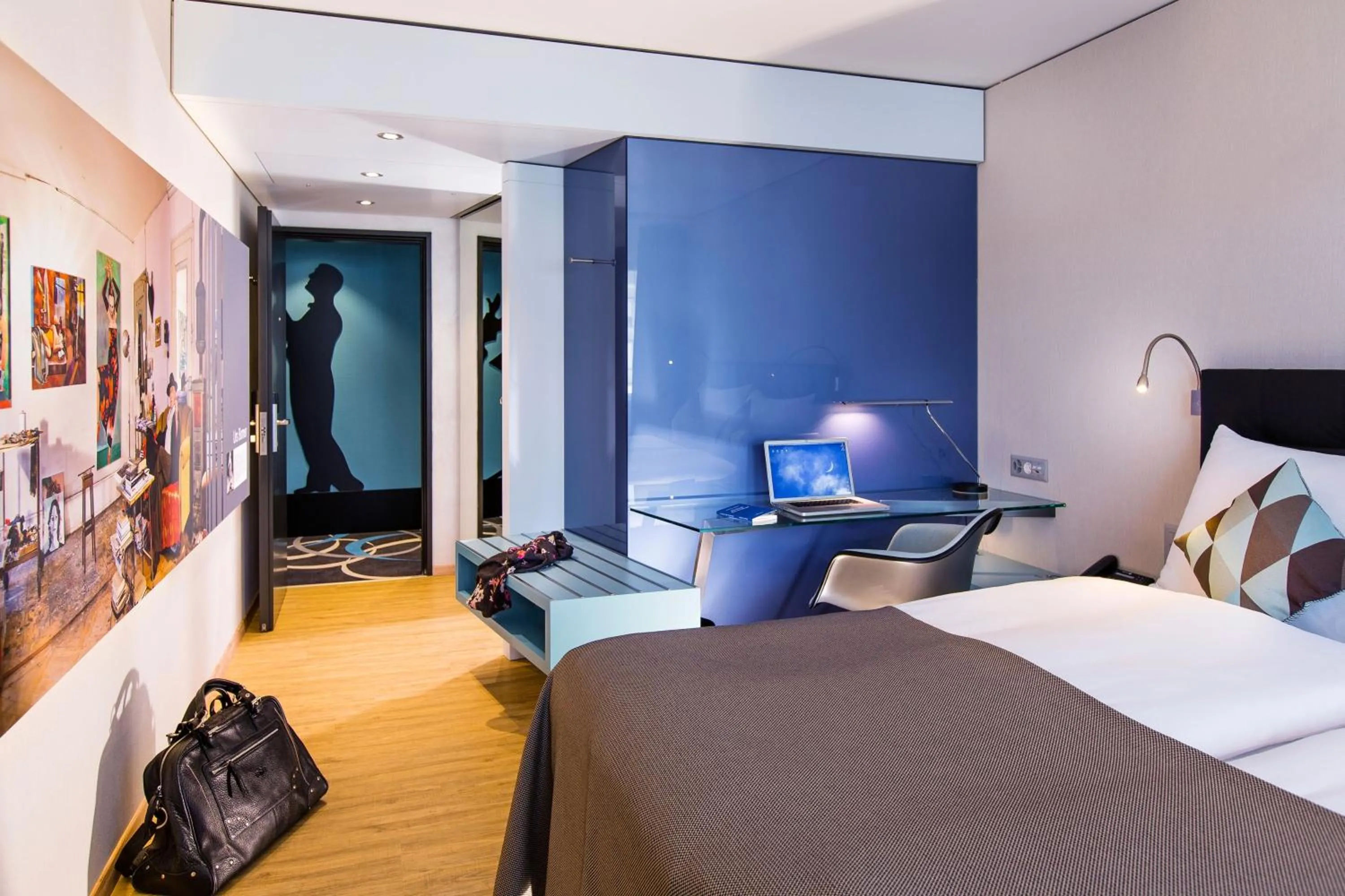 TV and multimedia, Bed in Hotel Arte