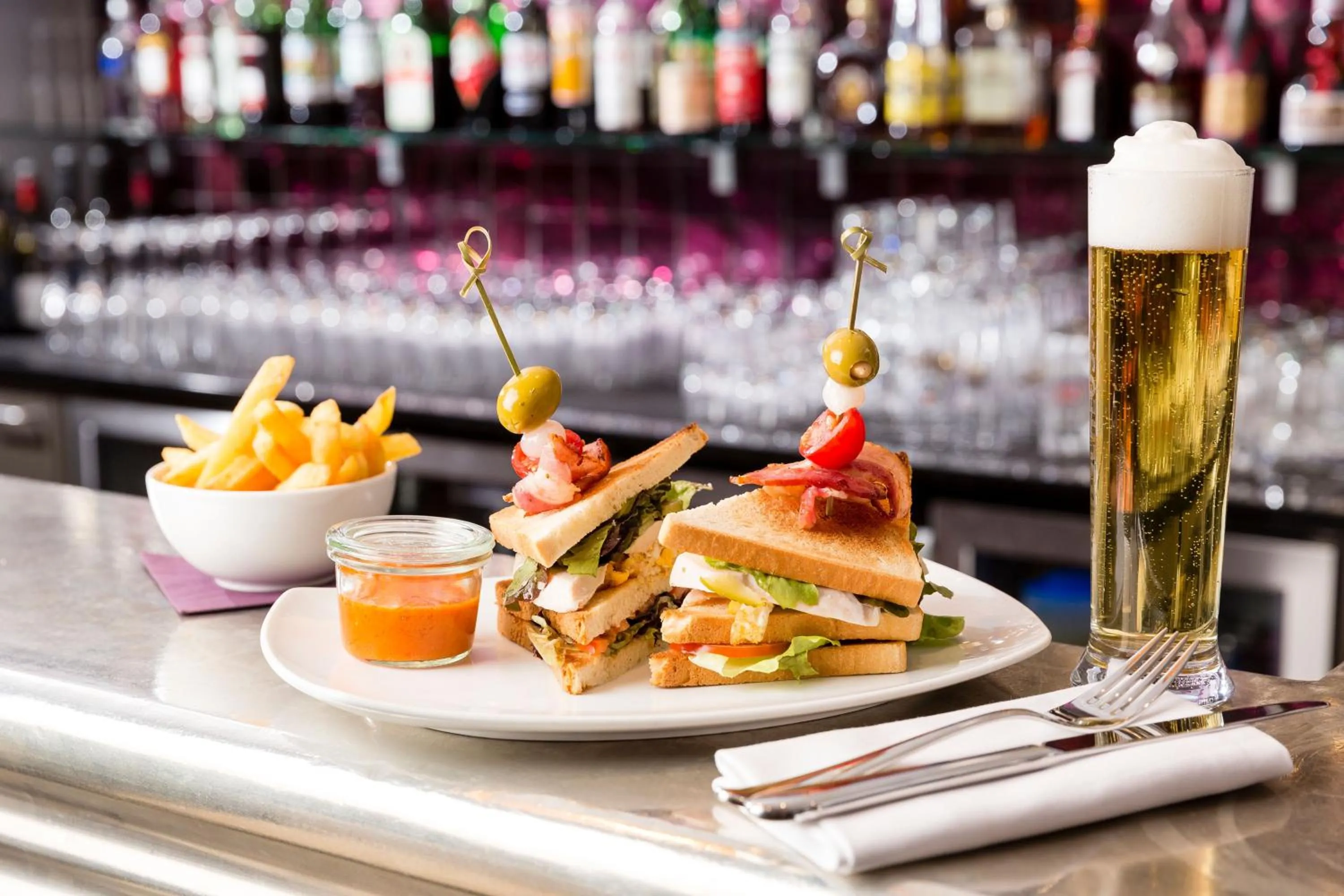 Food close-up in Hotel Arte